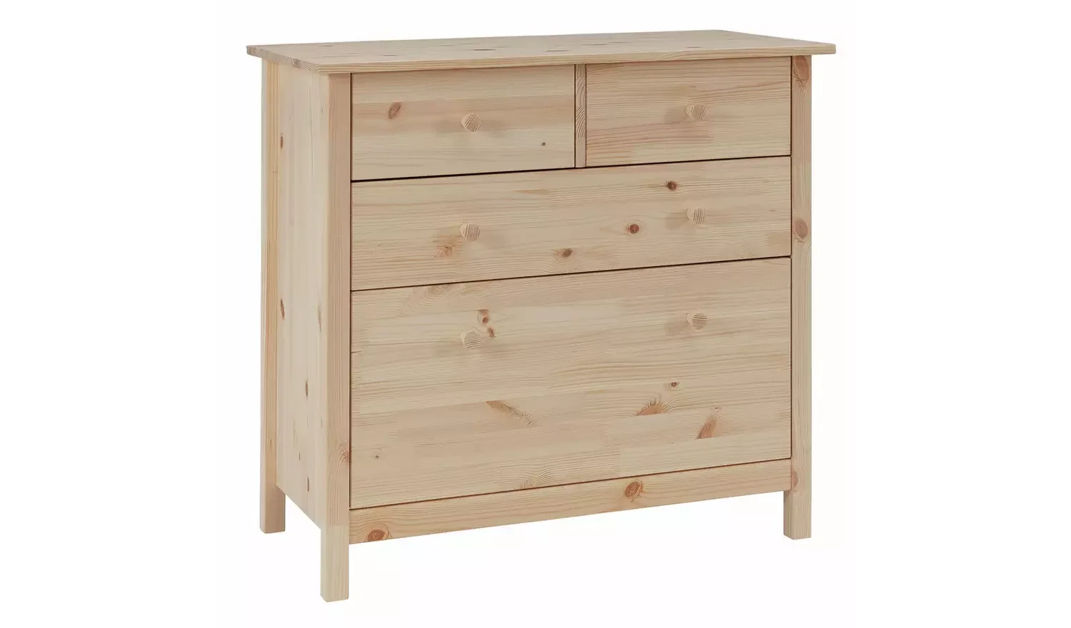 Kids Scandinavia 4 Chest of Drawers - Pine