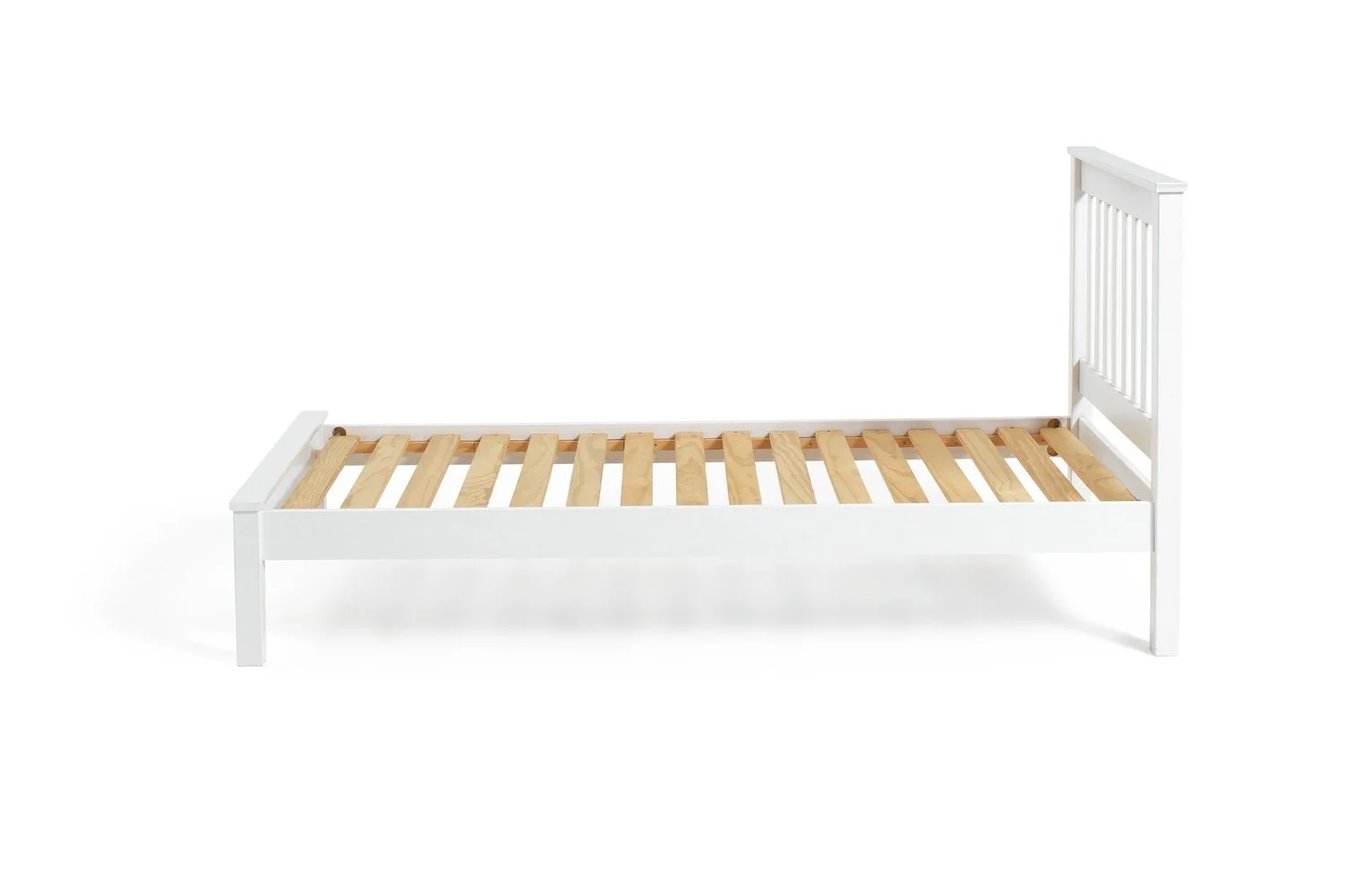 Habitat Noah Single Bed Frame - White 15438653_2.jpg