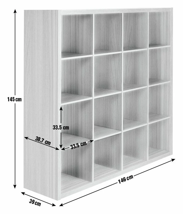 Habitat Squares Plus 16 Cube Storage Unit - White 16534154_7.jpg