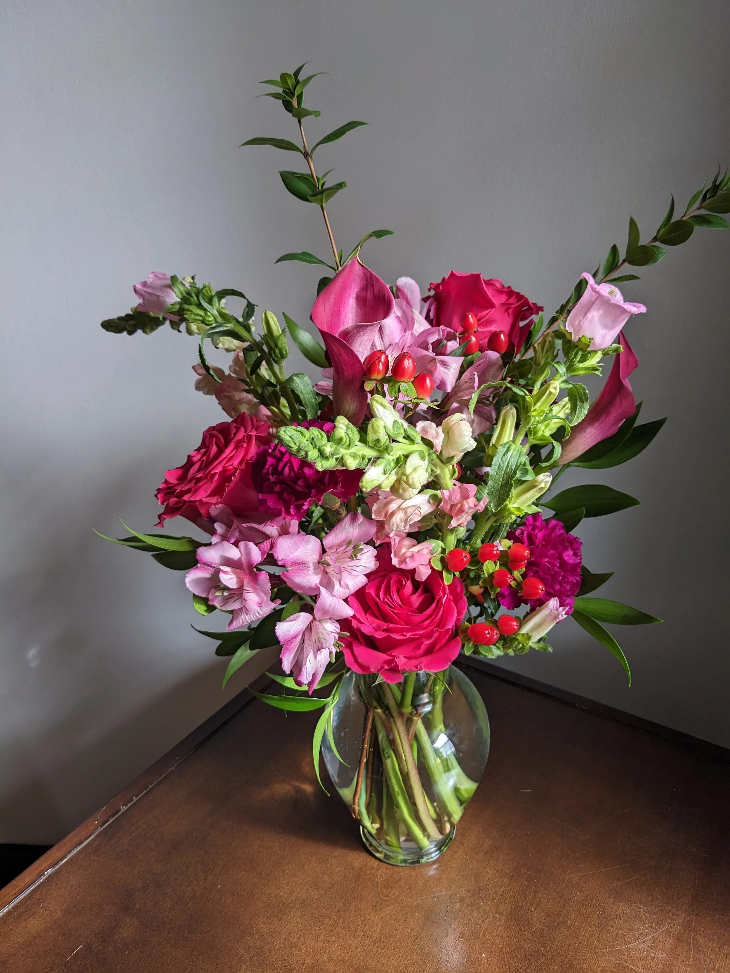 Medium Bright and Happy Vase Arrangement