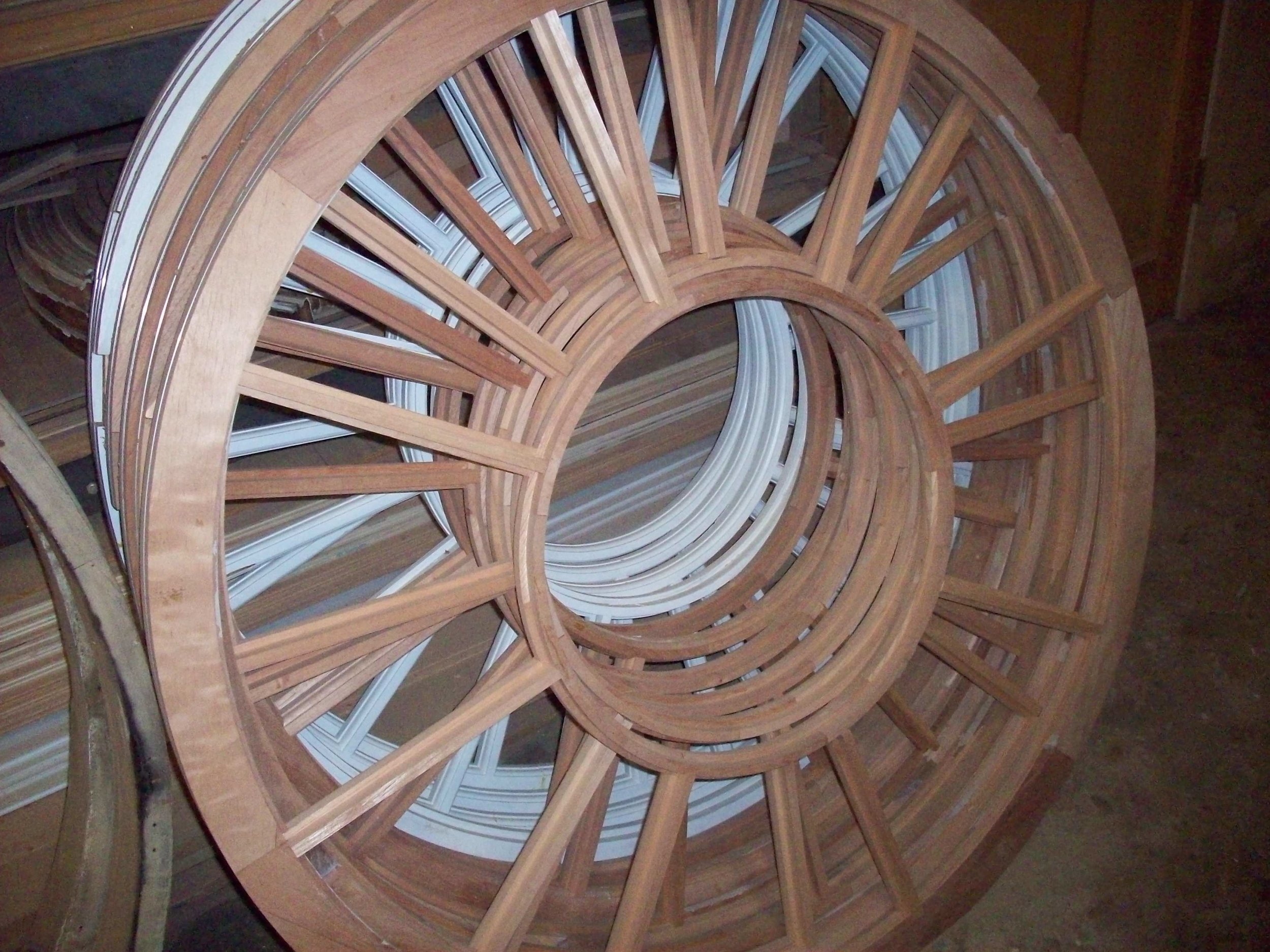 Ocular windows for Eastern Market in Spanish cedar.