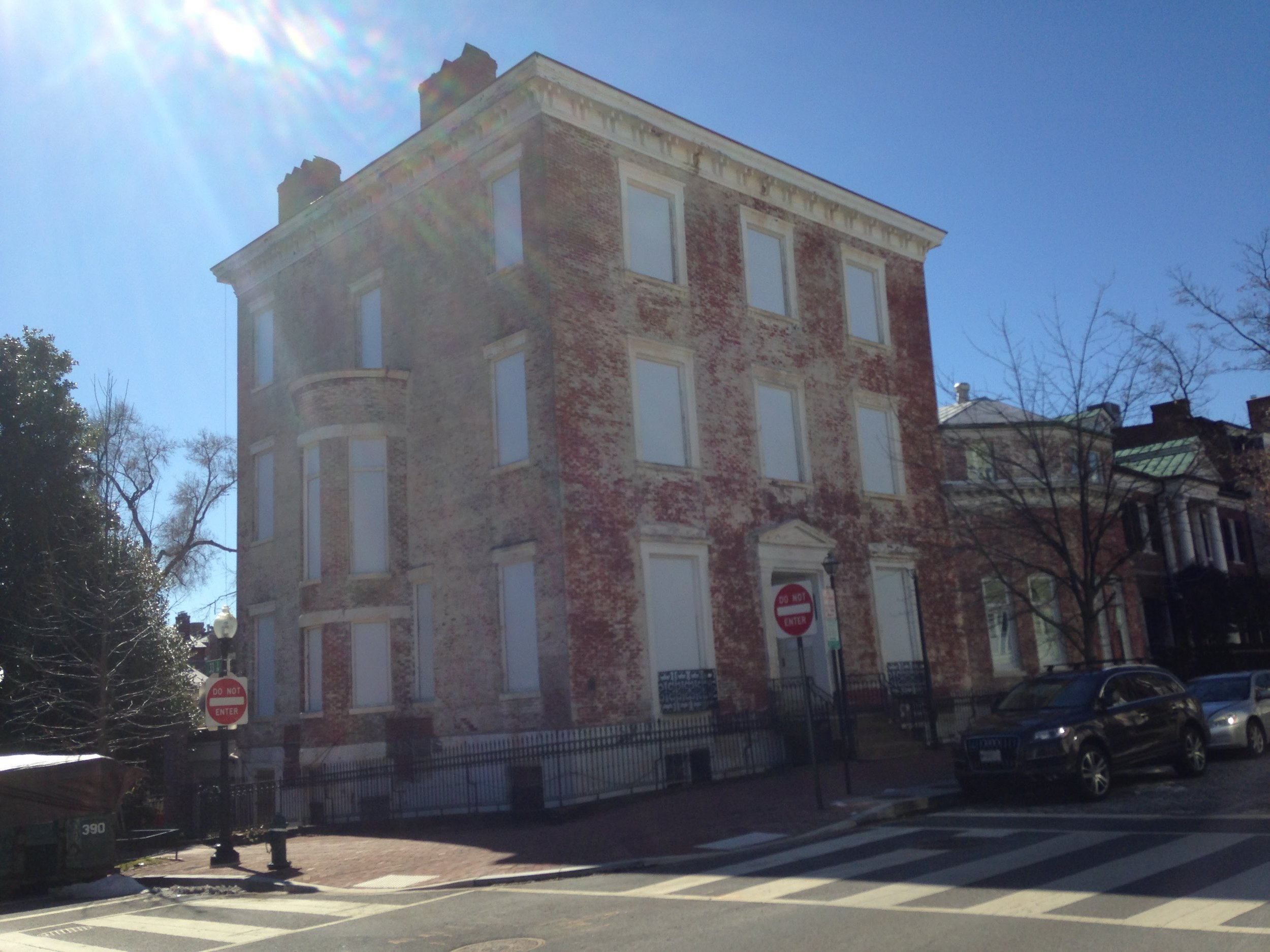 PRIVATE RESIDENCE, GEORGETOWN (DURING RESTORATION)