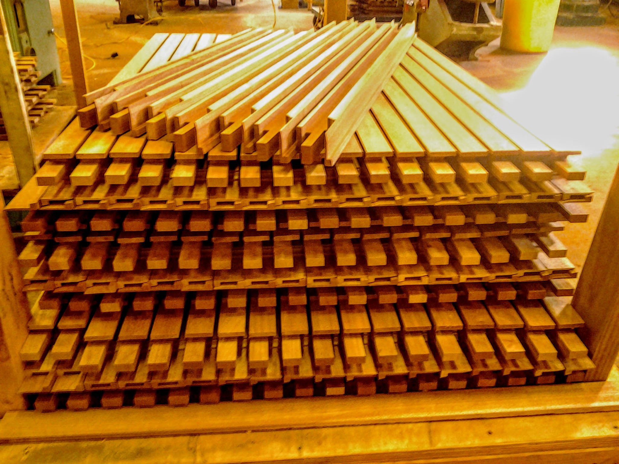These are the meeting rails in traditional sash it is the most complicated piece. When you add insulating glass it becomes even more technical.