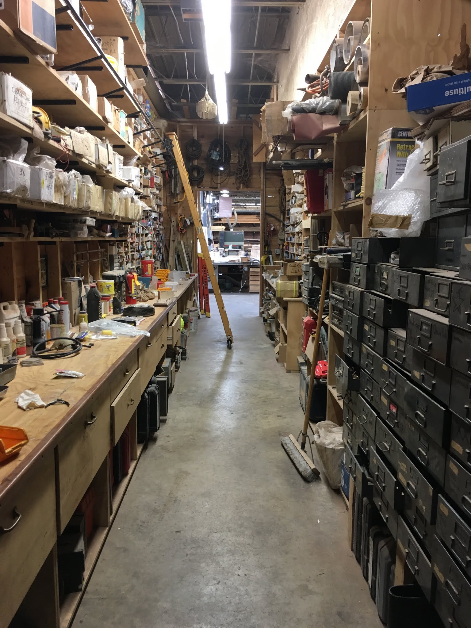 There are few old hardware stores left and I think this fasteners storage would better most.