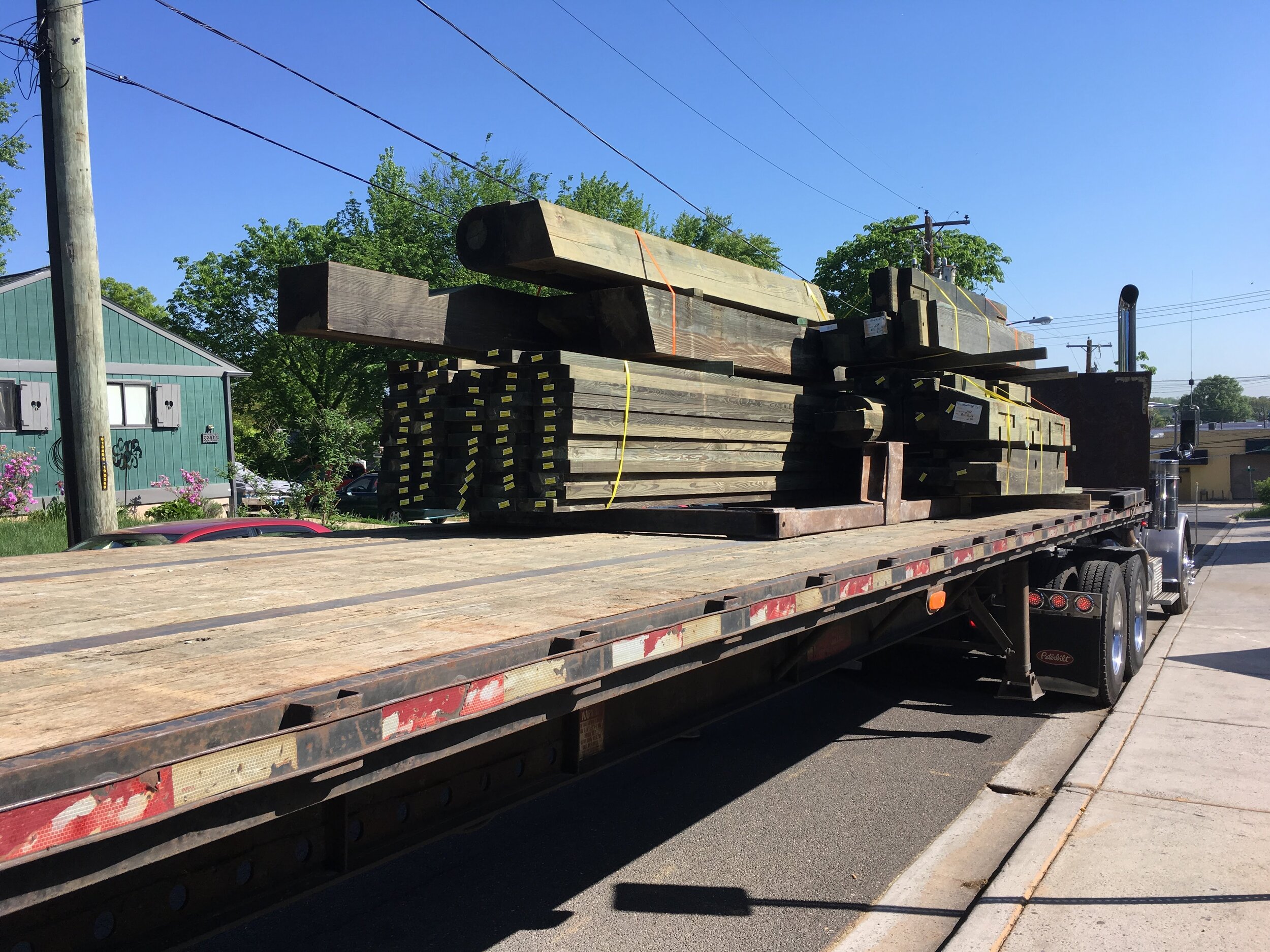 For this project, all components were fabricated, fit, and assembled. Then, all taken apart, and sent back to Culpeper for pressure treatment.