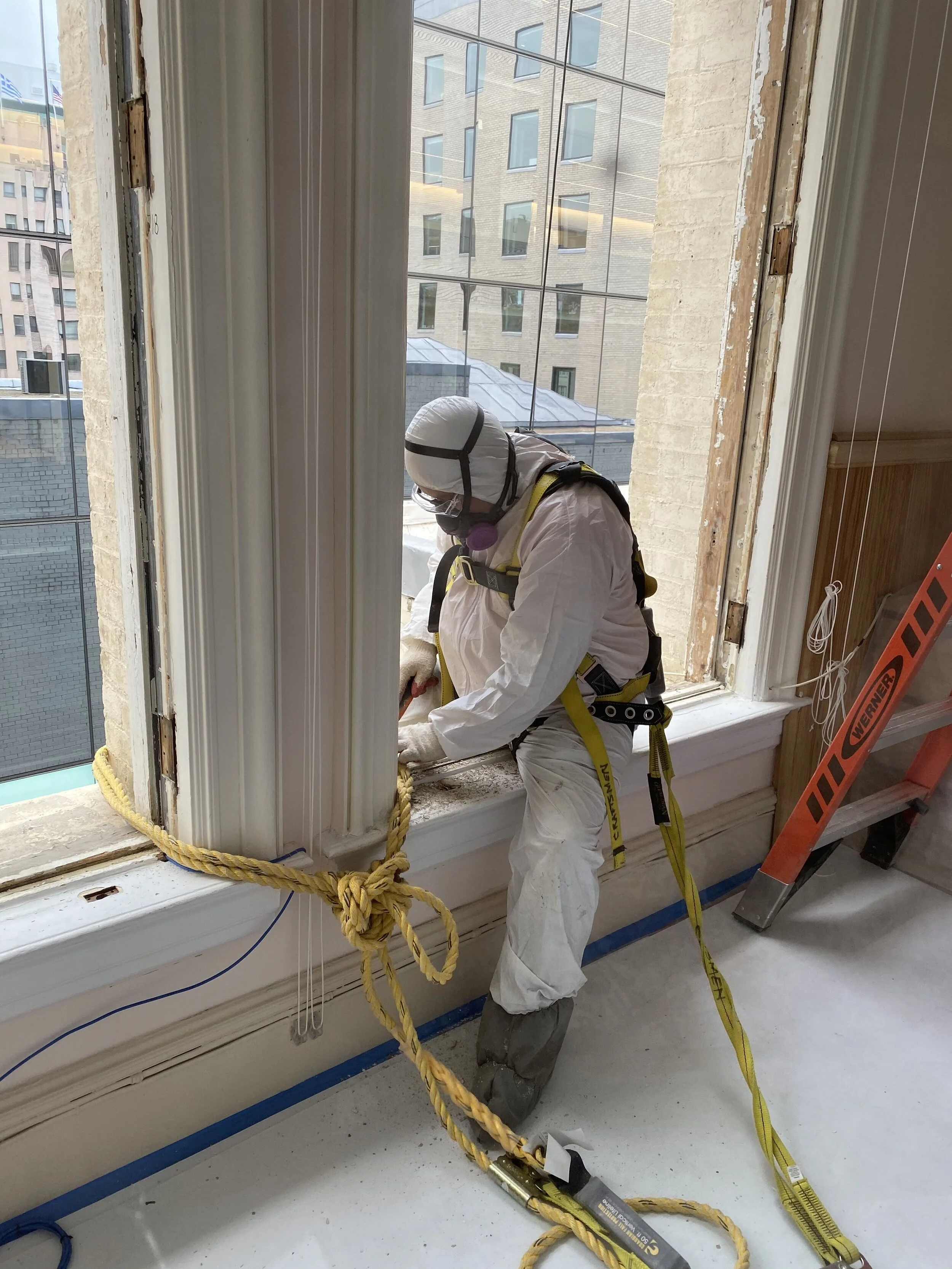 Our lead paint removal technicians have a keen sense for safety of themselves and the environment.