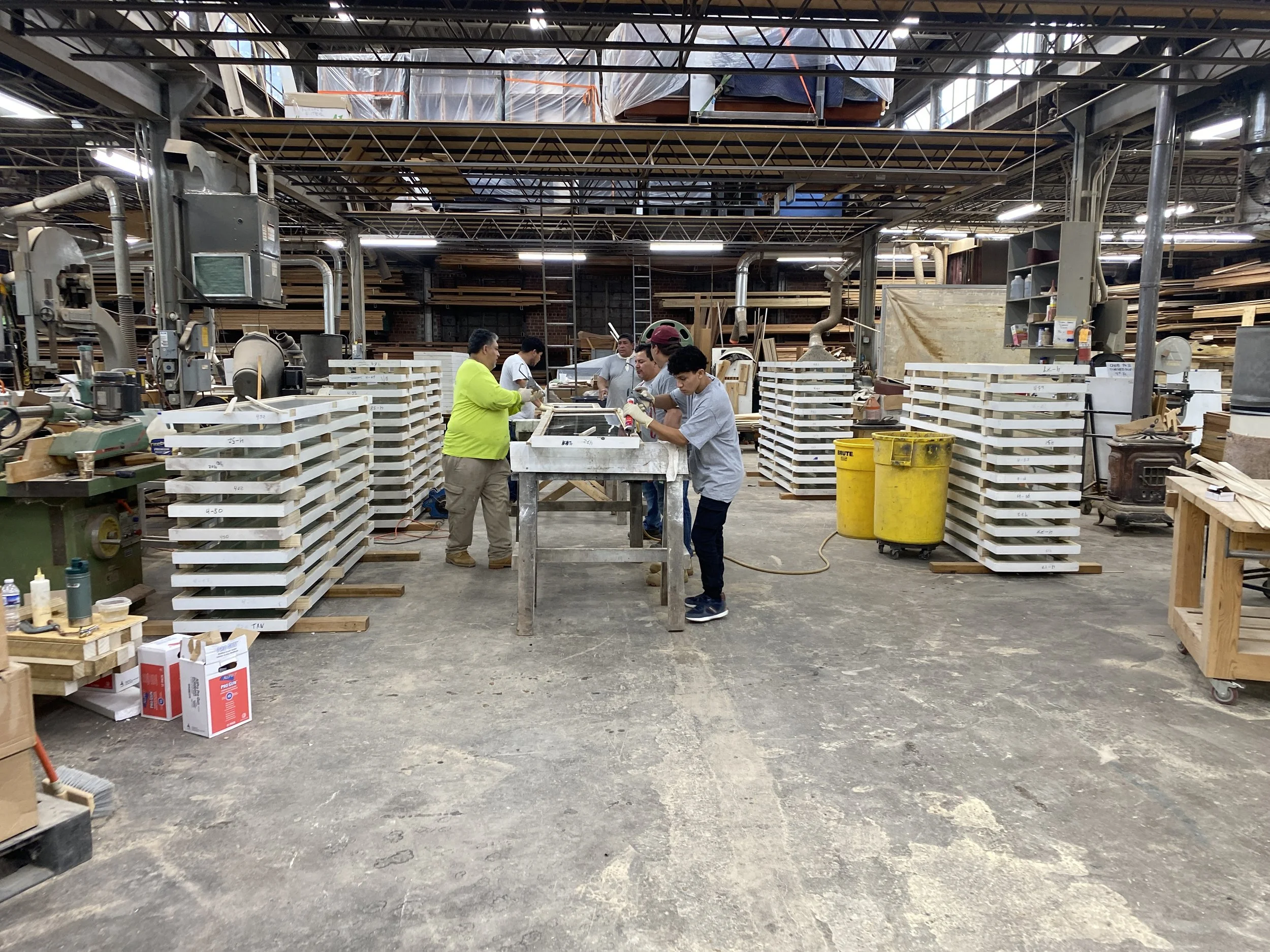 These Accoya sash are 2.25" thick in order to accommodate modern insulating glass for a modernization at the Lewis Powell Federal Courthouse in Richmond, VA.  