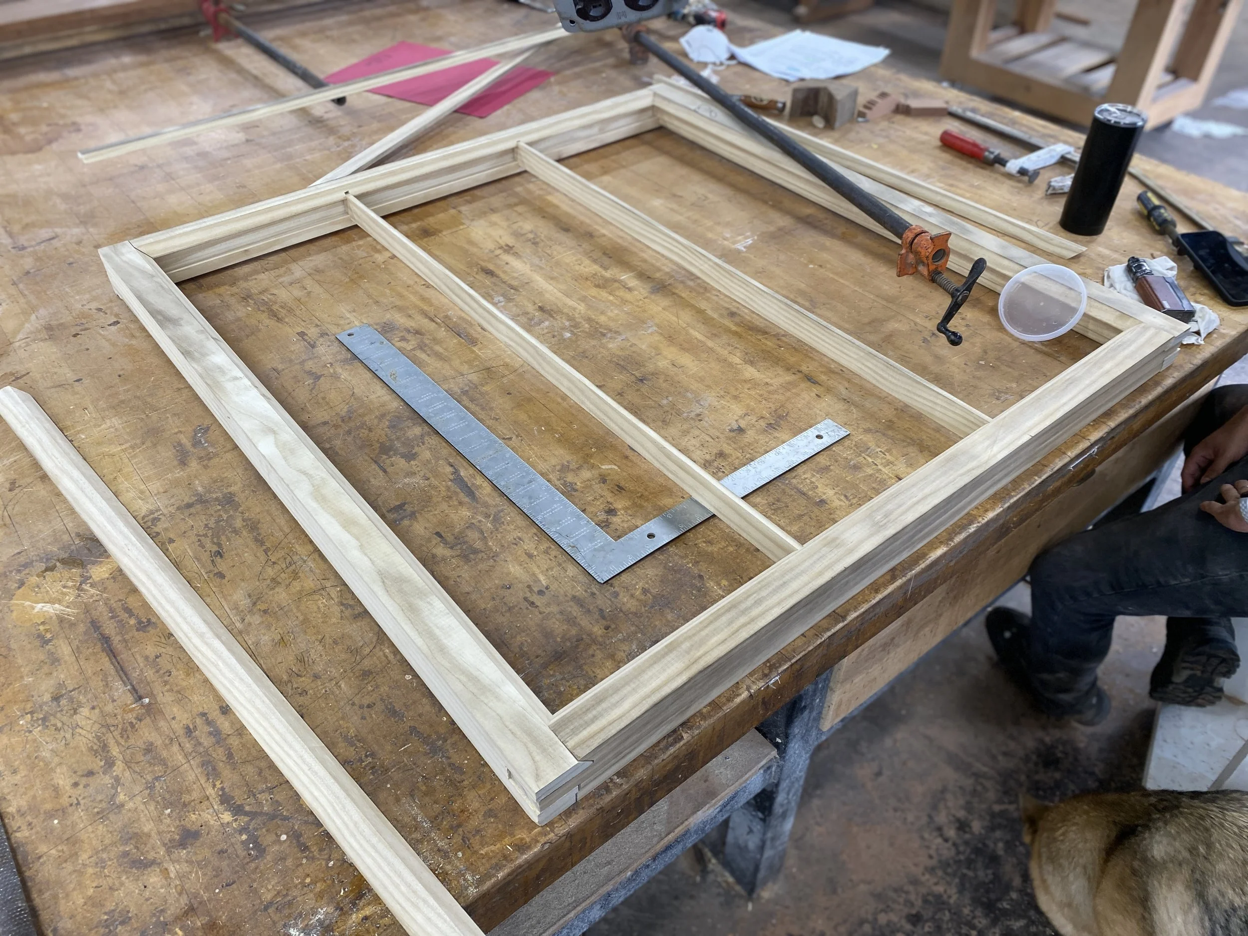These double hung sash for the Lewis Powell Federal Courthouse in Richmond are 2.25" thick as well. This added strength and depth to the sash so it could accommodate thicker insulating glass while maintaining historic profiles.
