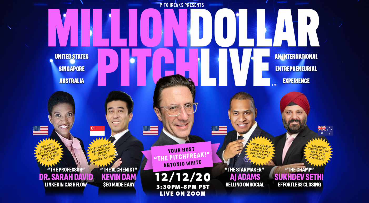 Million Dollar Pitch, Live!