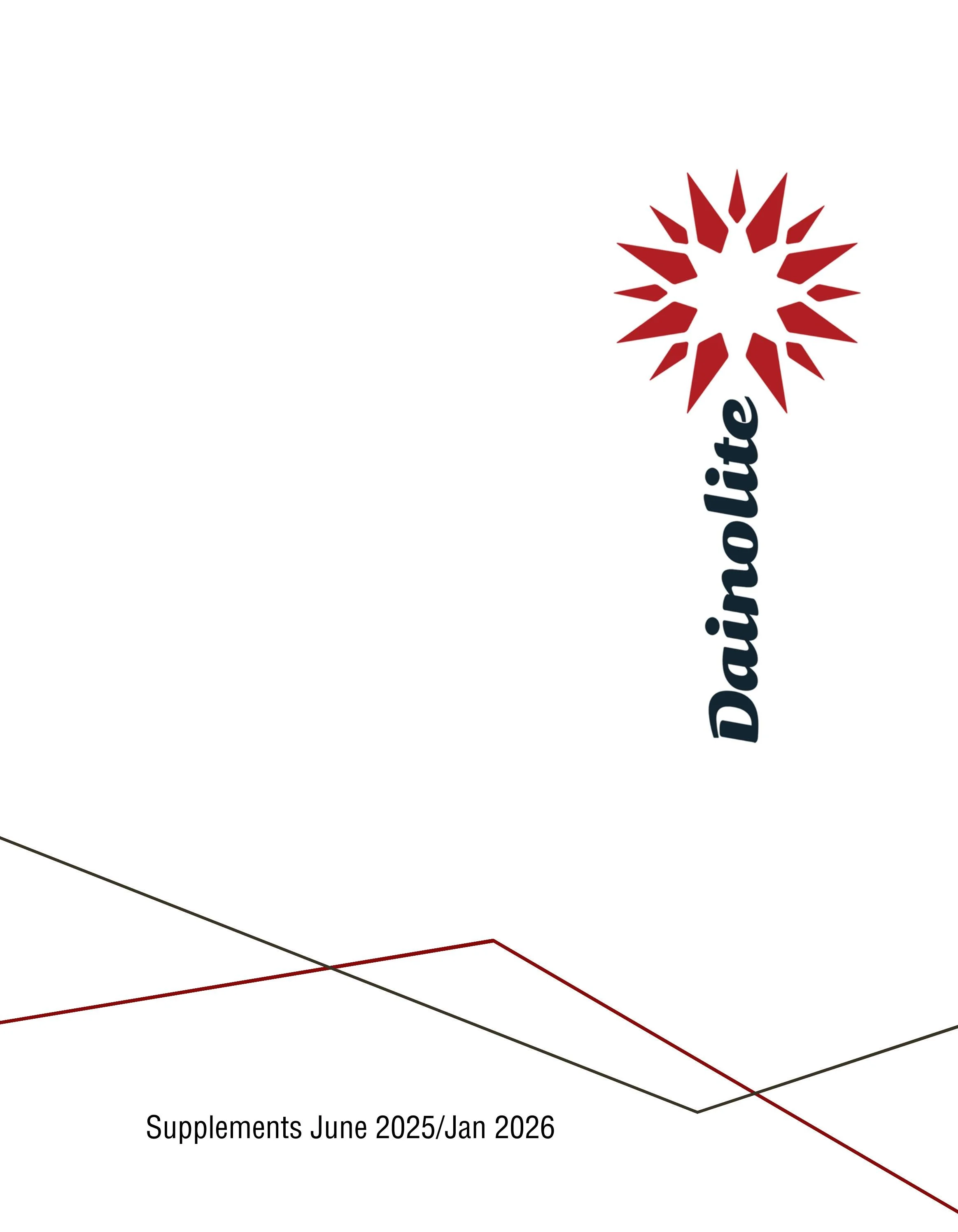 Dainolite June 2025/January 2026 Supplement