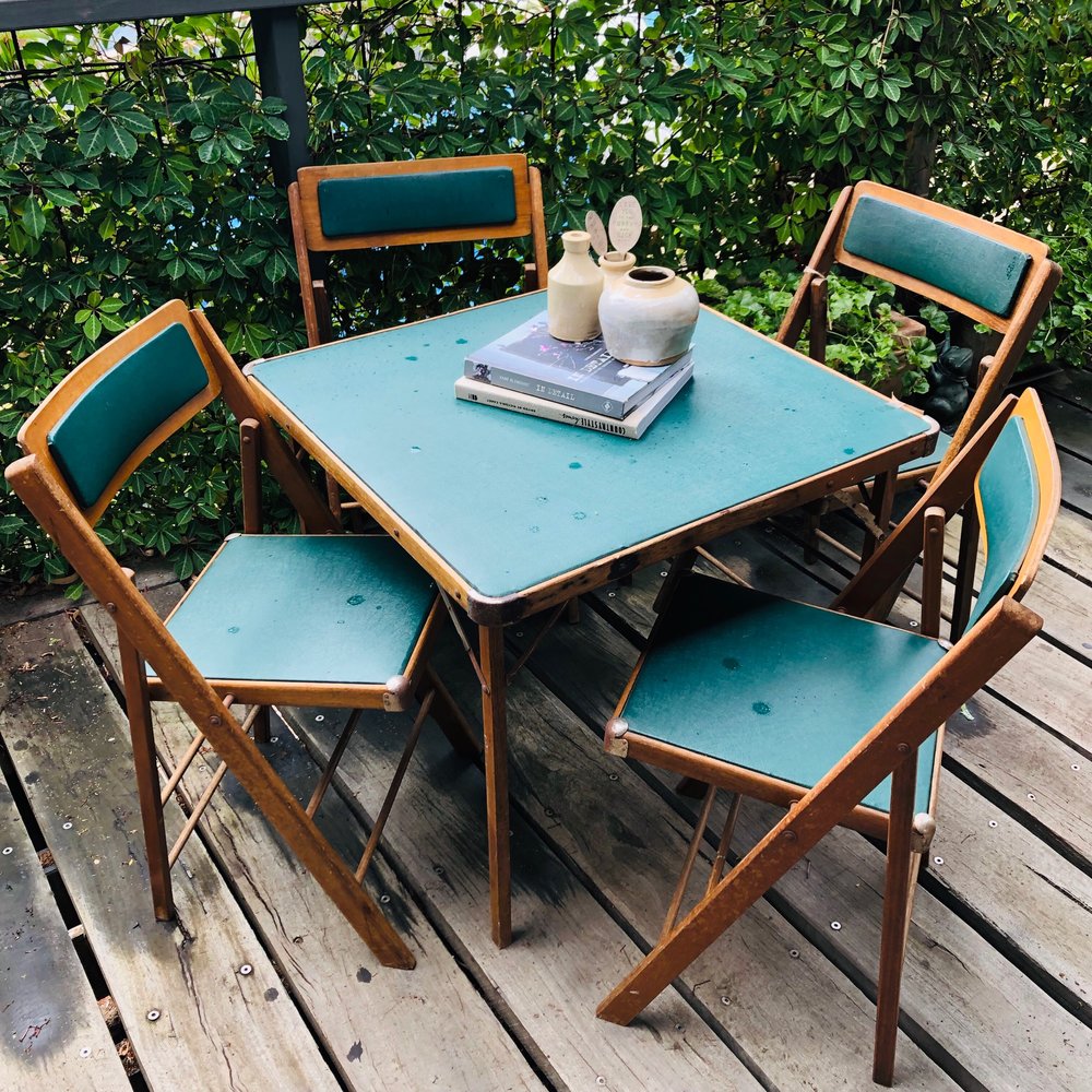 Vintage Furniture Quirky Collective Collectable Goods Mornington Peninsula Vintage Furniture Quirky Collective, Antique Folding Chairs Table
