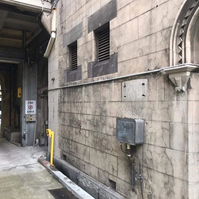 Starting Heritage Restoration works at RMIT Uni in Melbourne for McCorkell Constructions. The Francis Ormond Building and the former Magistrates Court. Large project staged over 2 years. #rmituniversity #rmit #restoration #heritage #ashlarlines #oxid