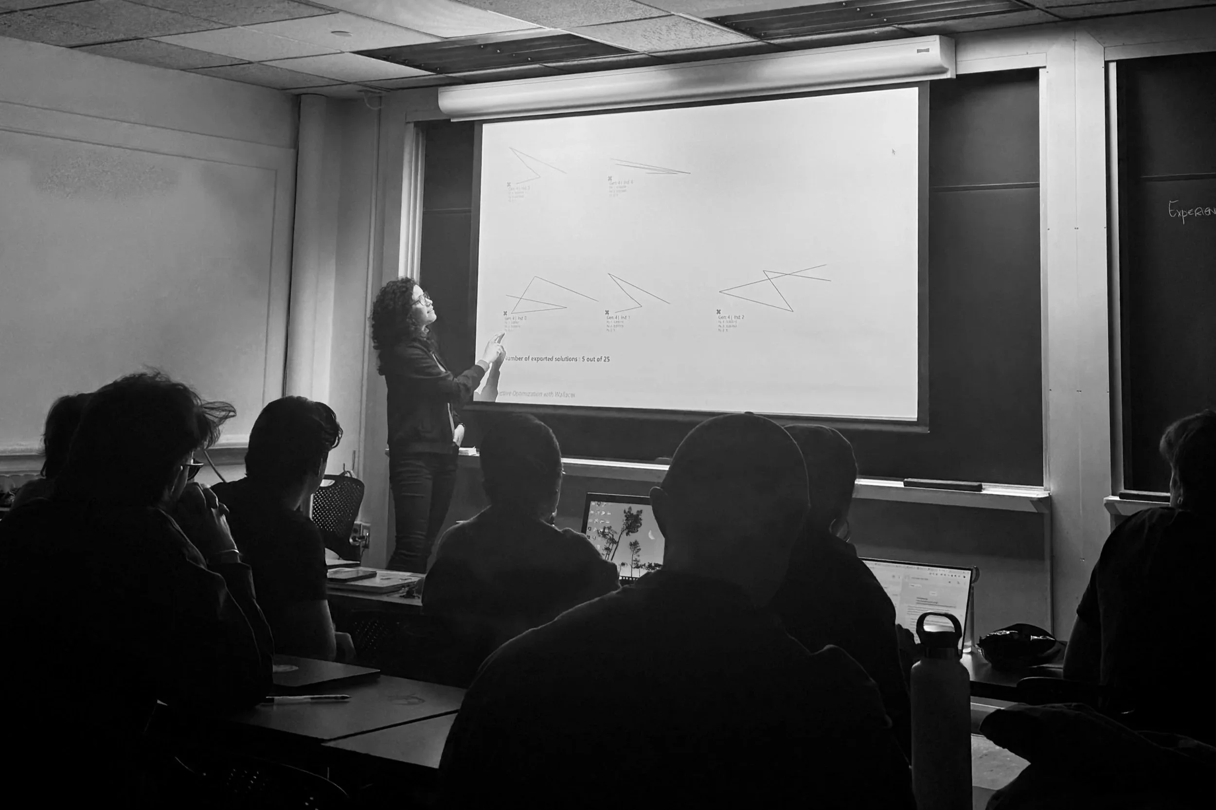 Returning to a familiar classroom to teach the Creative Computation course at MIT Architecture.