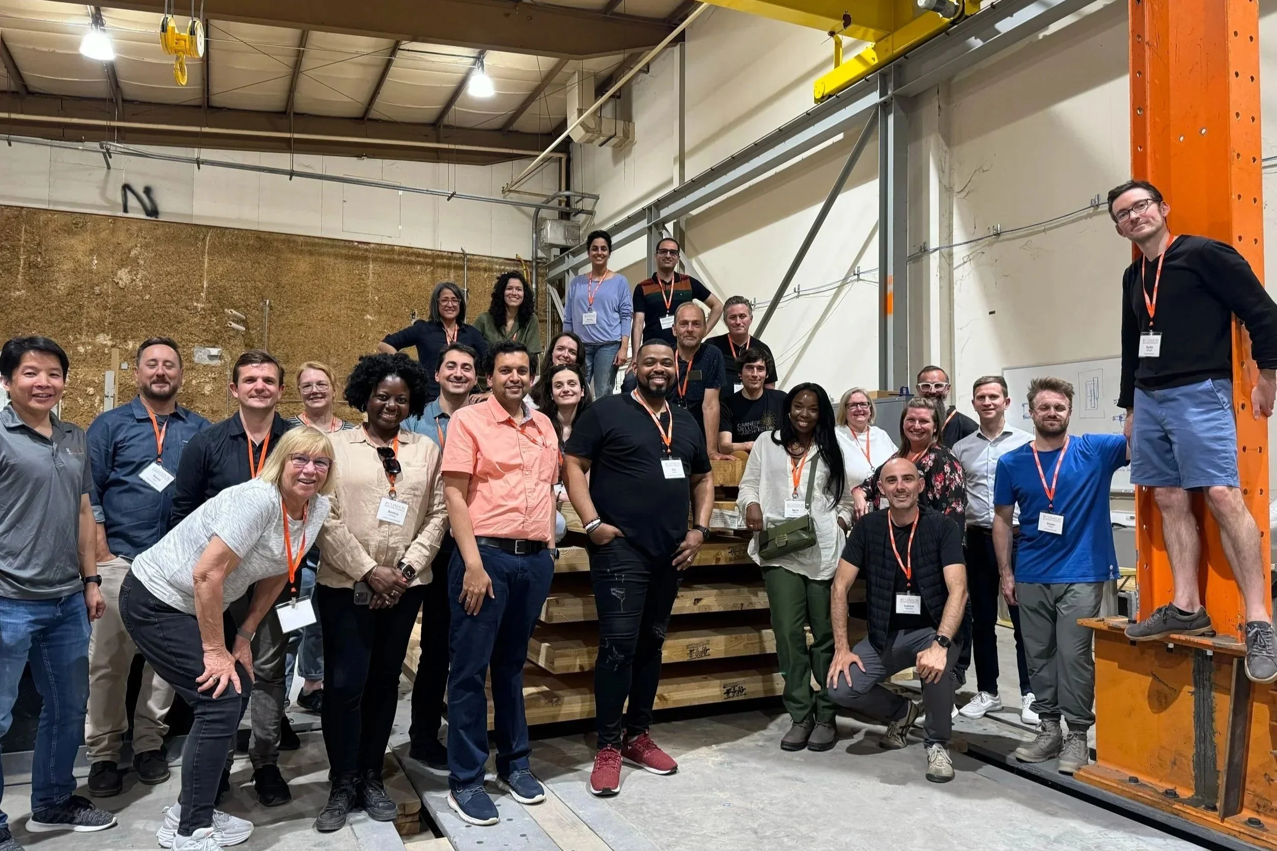 WUD institute for faculty development in Mass Timber knowledge, hosted at Clemson University