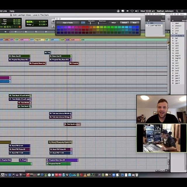 The mixing process begins!
So excited for this single to drop!
.
.
.
#zoomparty #workfromhome #mixing #protools #screenshare #comingsoon #audioengineer
