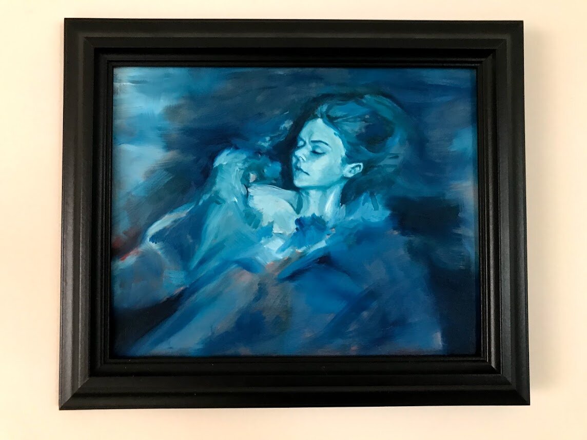 Ygritte from game of thrones oil painting