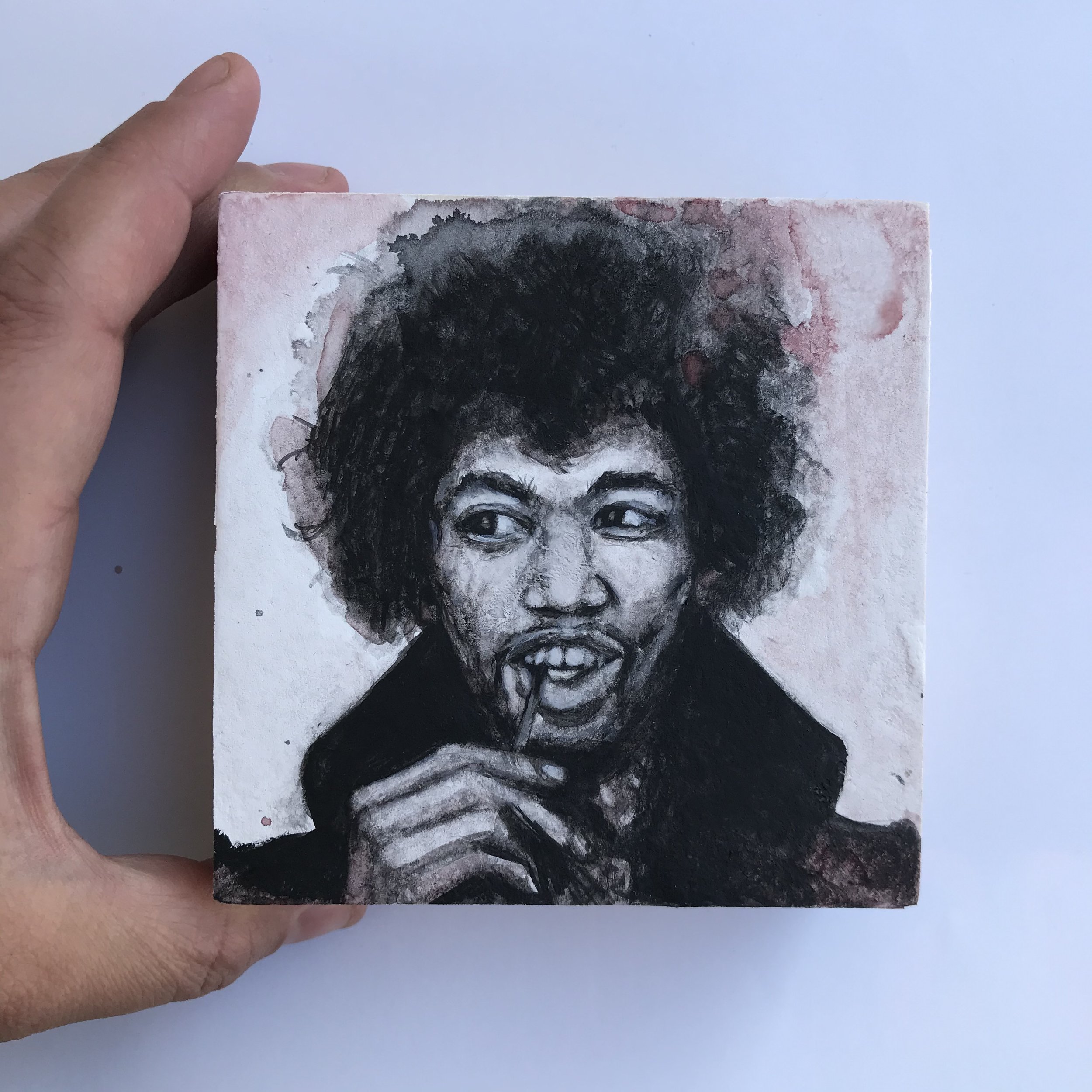 Jimmy Hendrix Watercolor
