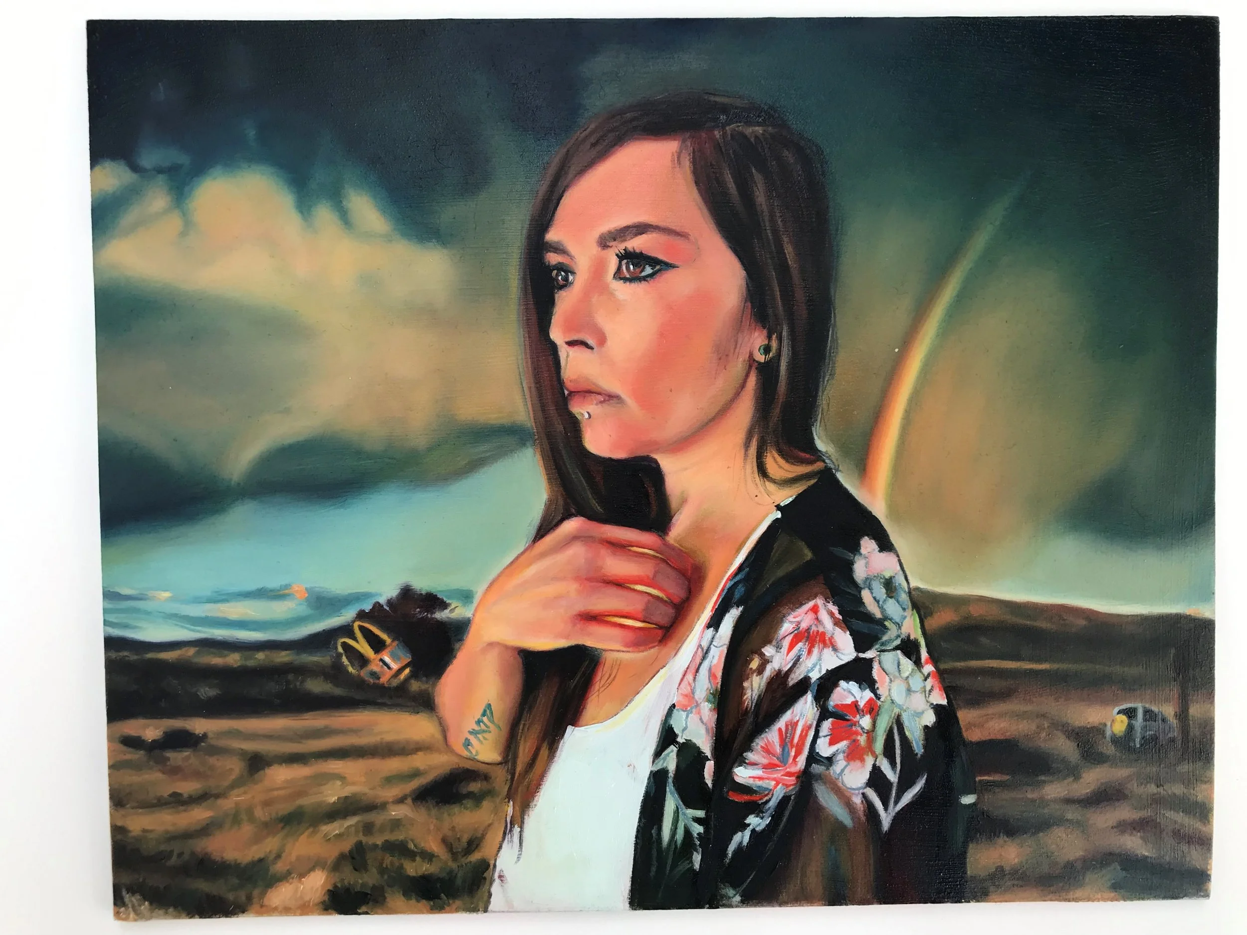 "Heaven and Earth" original oil painting