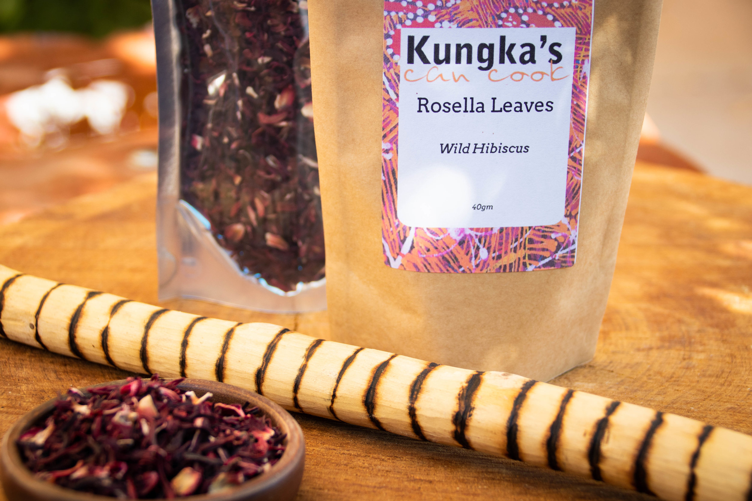 Dried Rosella Leaves 50g packs 