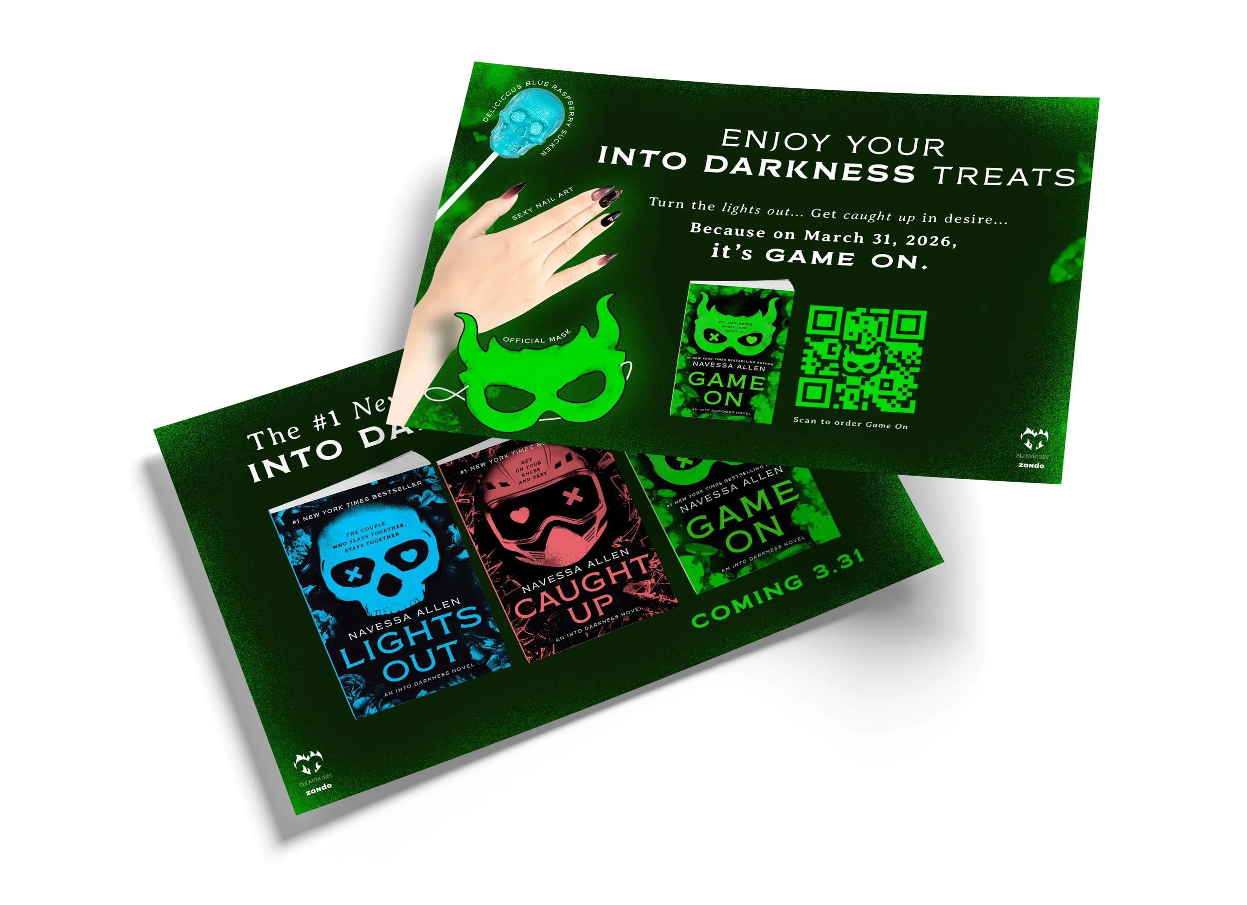 GAME ON marketing assets