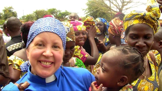Missionary Pastor Elisabeth Johnson serving at the Meiganga Institute of Theology in Cameroon, Africa.