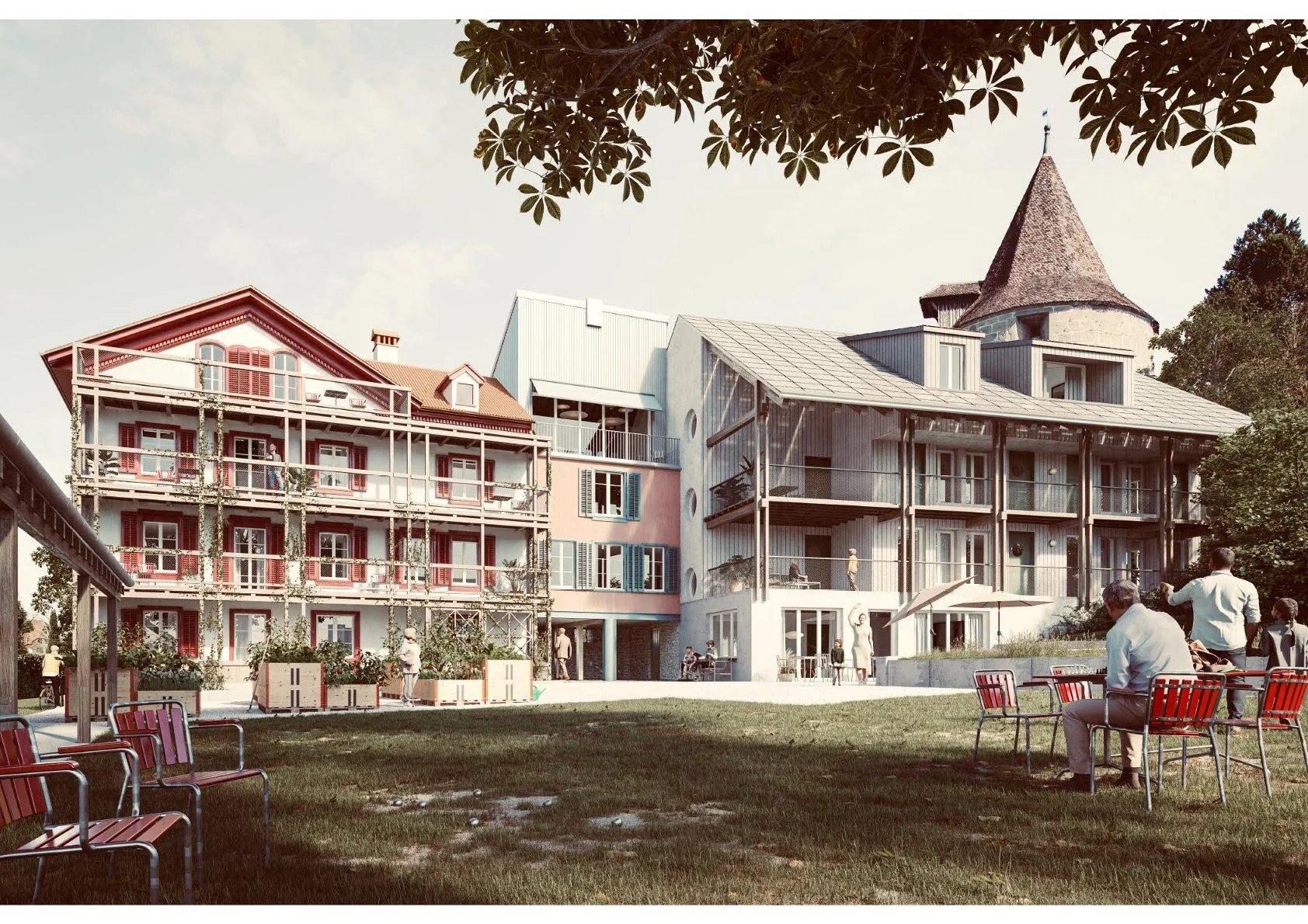 Ausstellung Architekturwettbewerb Zugerbergstrasse 6–10
