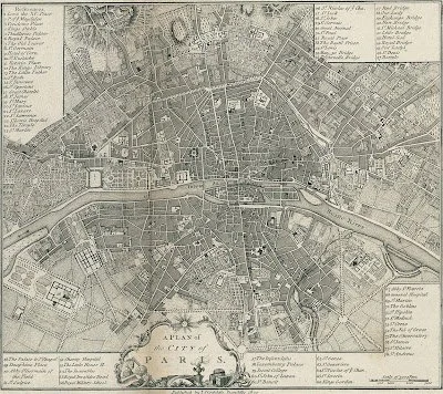 Stockdale Map of Paris 1