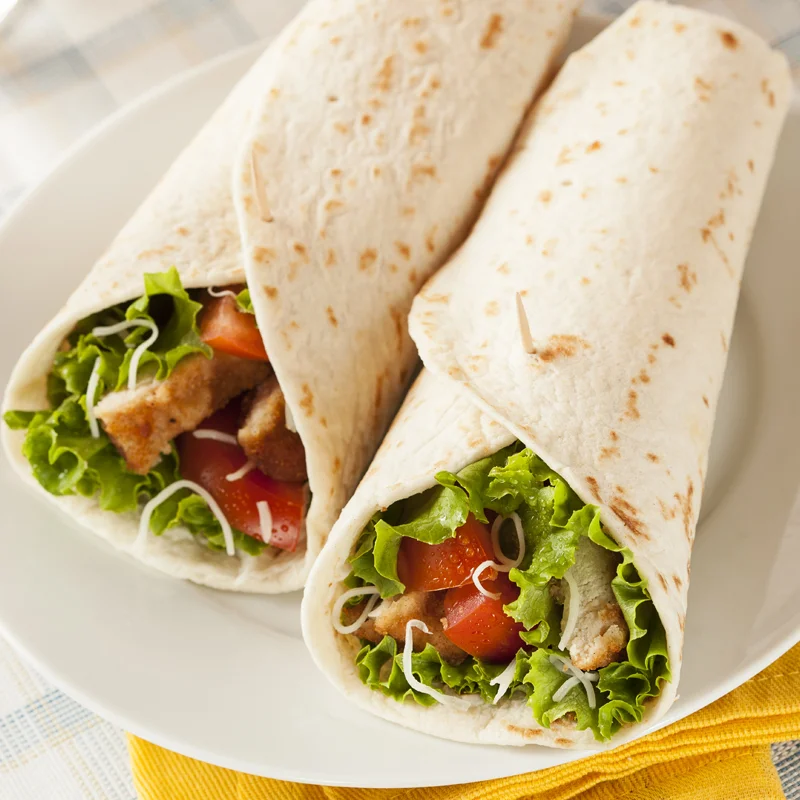 Frozen Flour Tortilla Wraps 20cm (8")