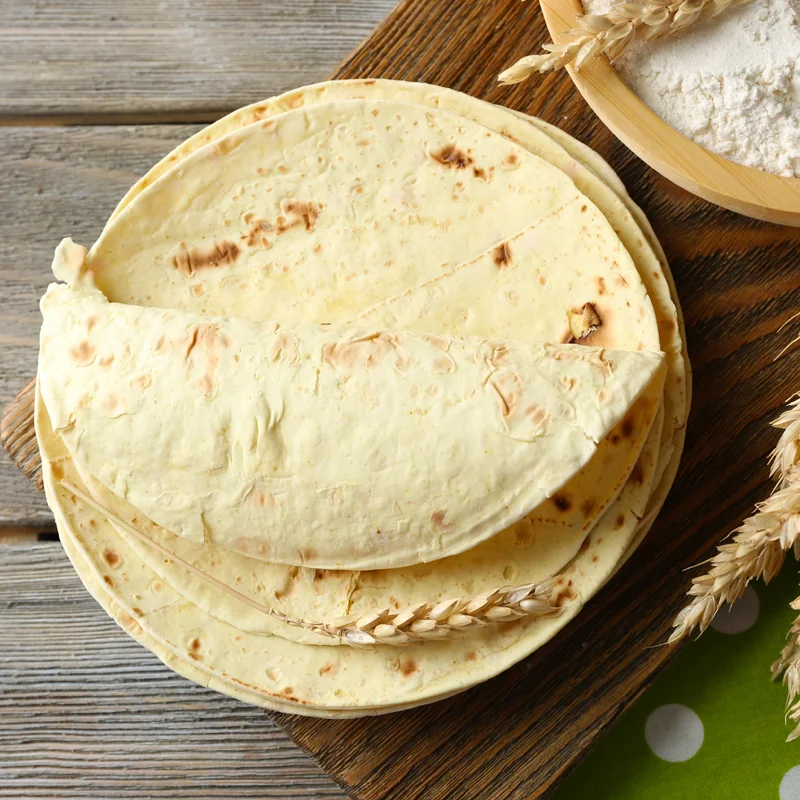 Frozen Flour Tortilla Wraps 25cm (10")