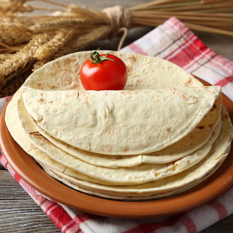 Frozen Flour Tortilla Wraps