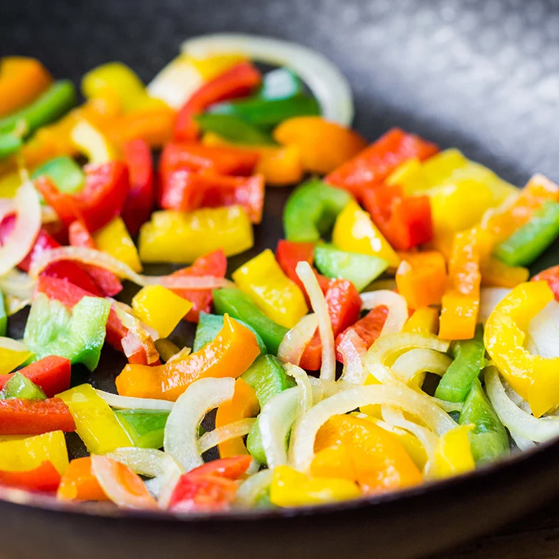 Chargrilled Mixed Peppers and Onions
