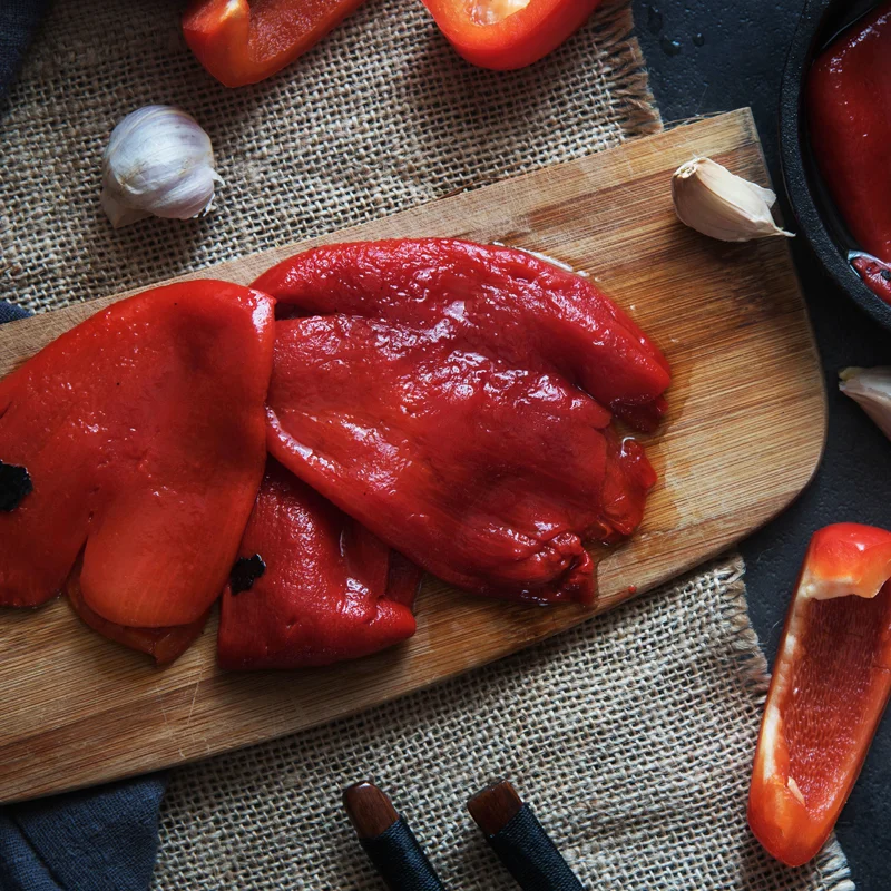 Roasted Red Sweet Peppers