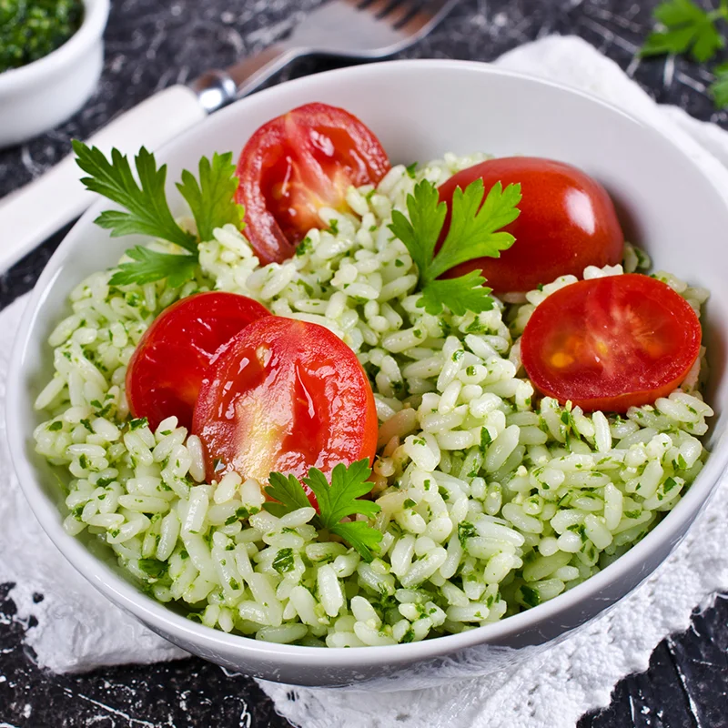 Lime and Coriander Rice (Cooked)