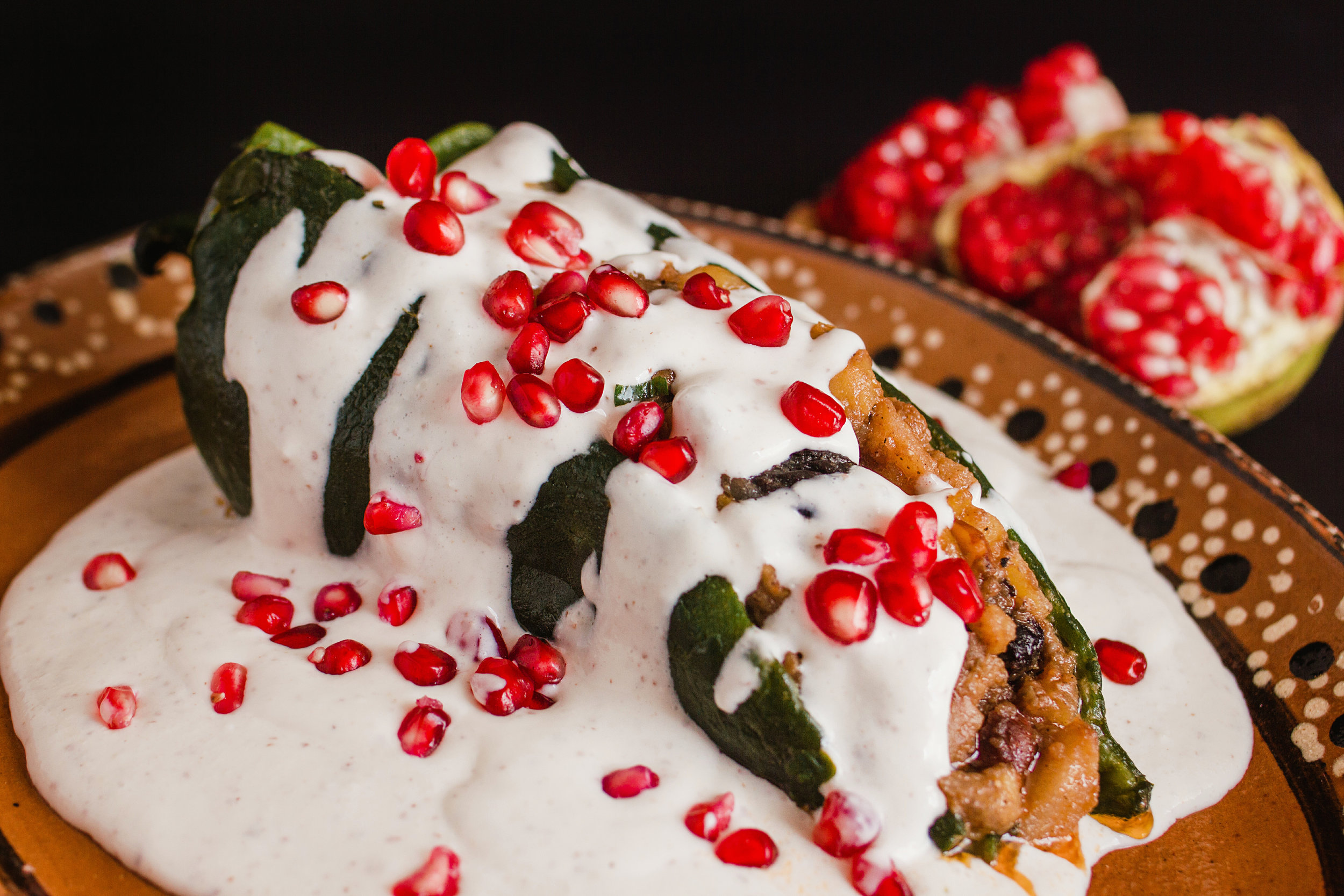 Chiles en Nogada (Stuffed Poblano Peppers)