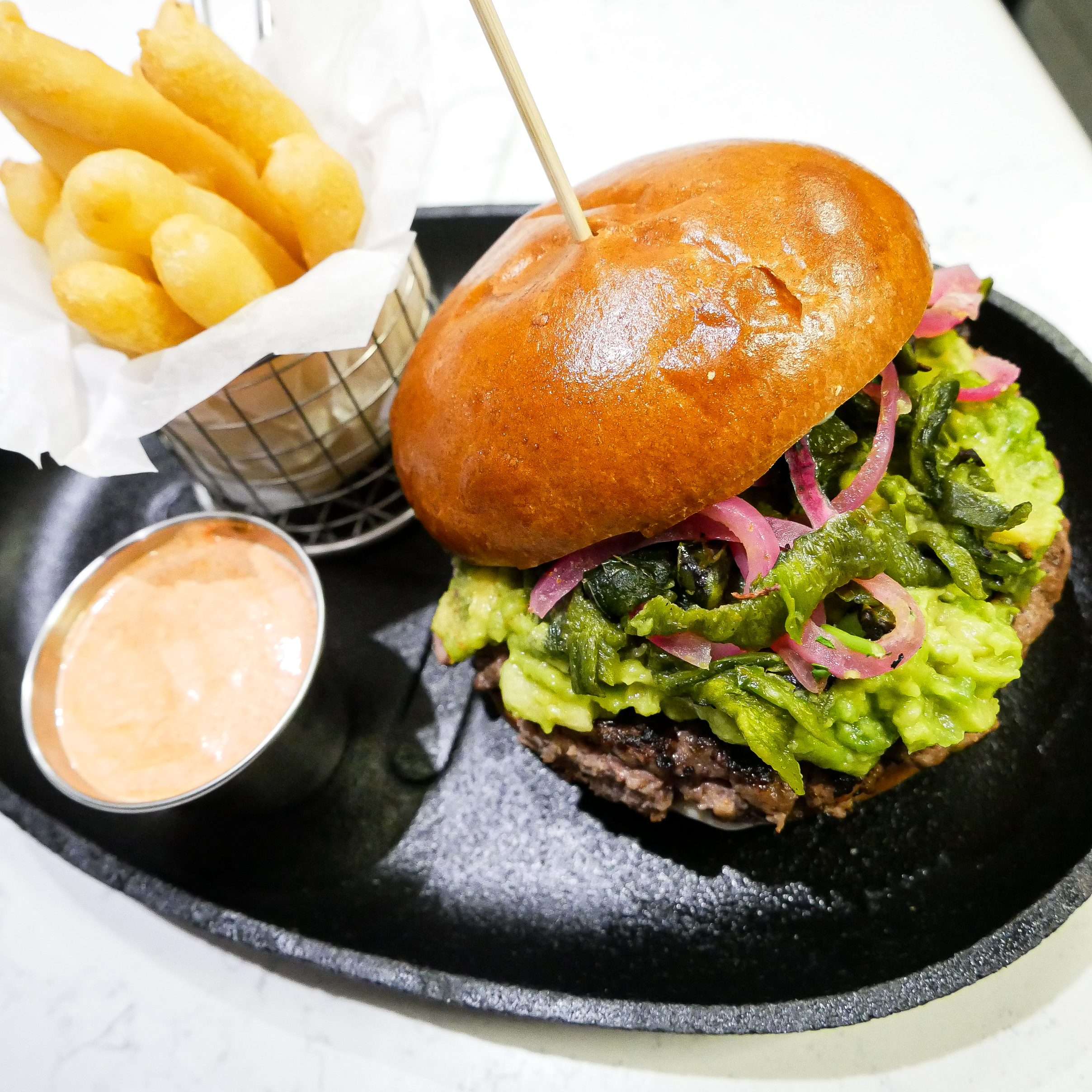 Poblano Pepper Burgers