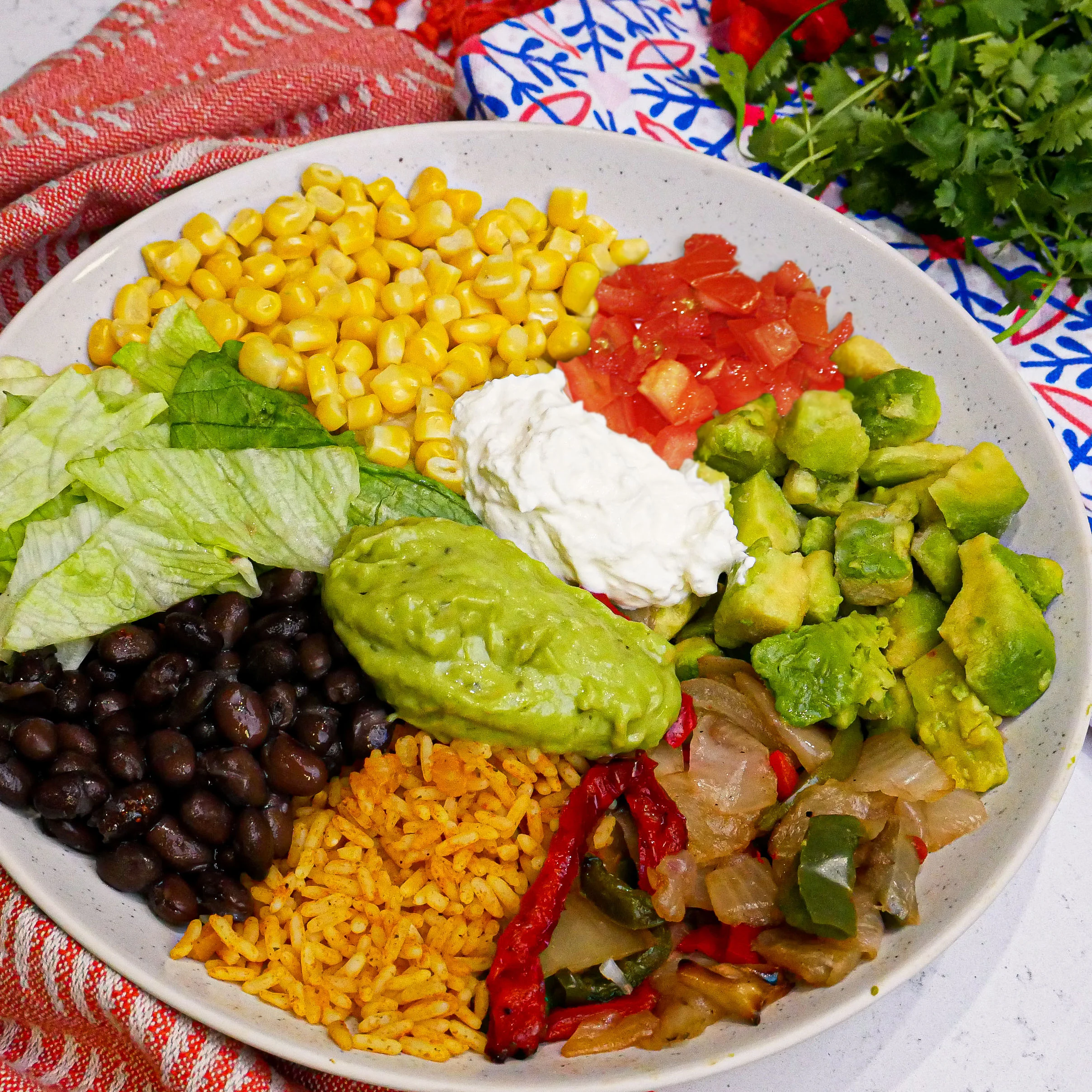 Vegan Fajita Bowl