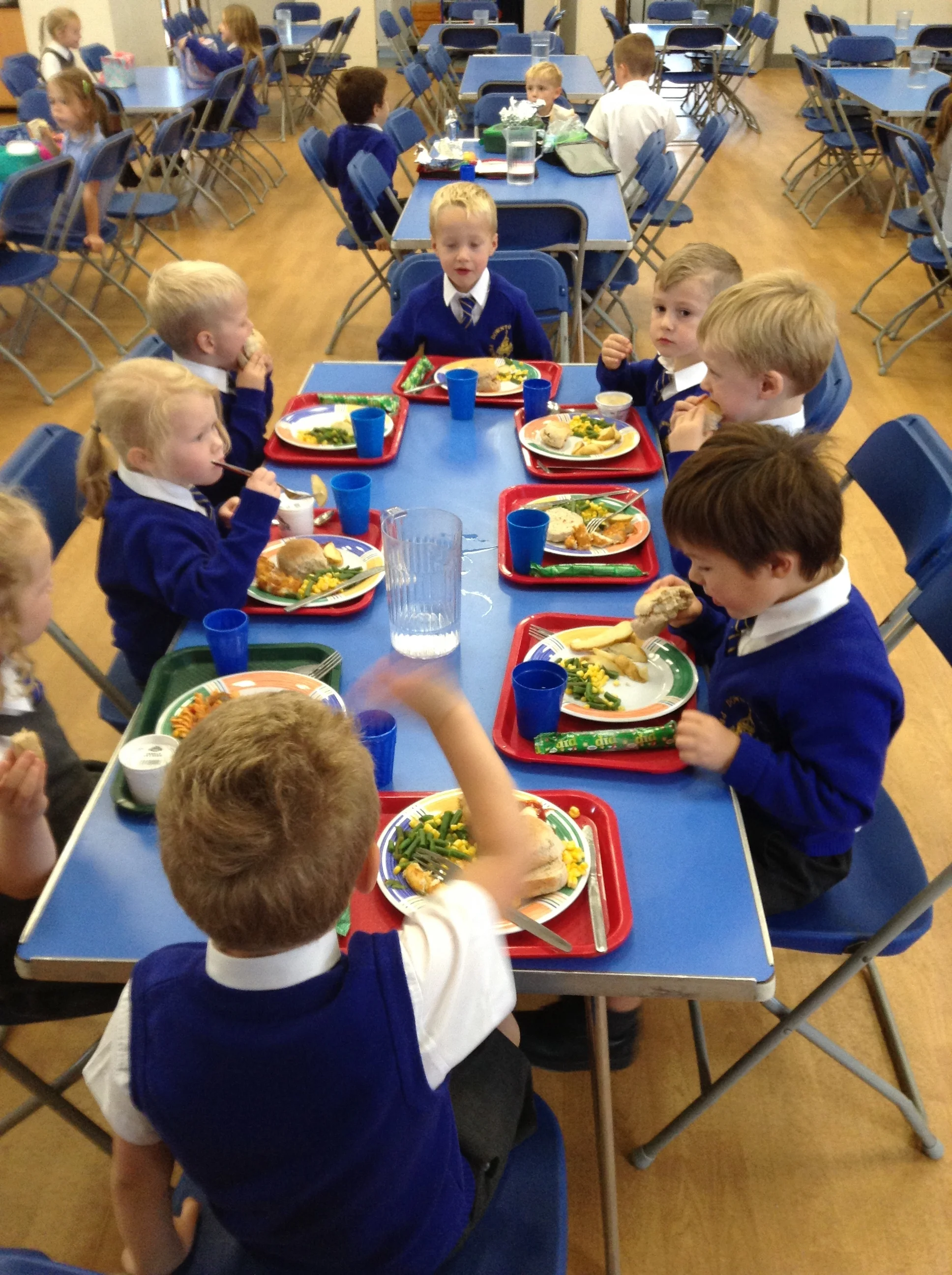 First school dinner
