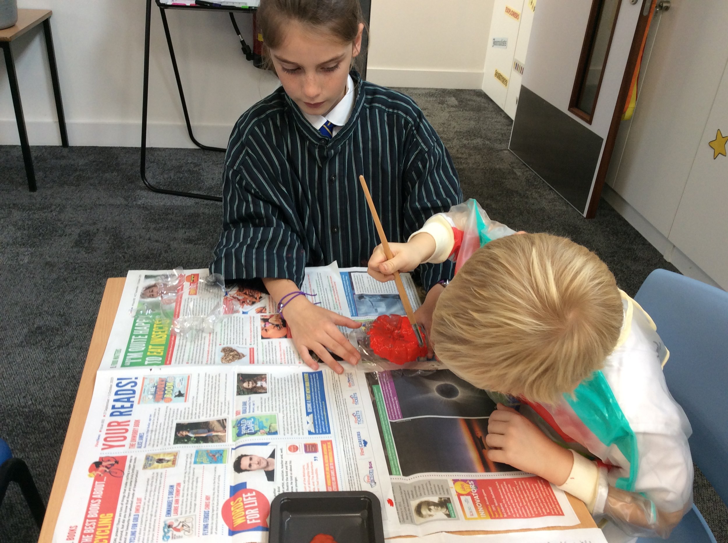 Working with our buddies 