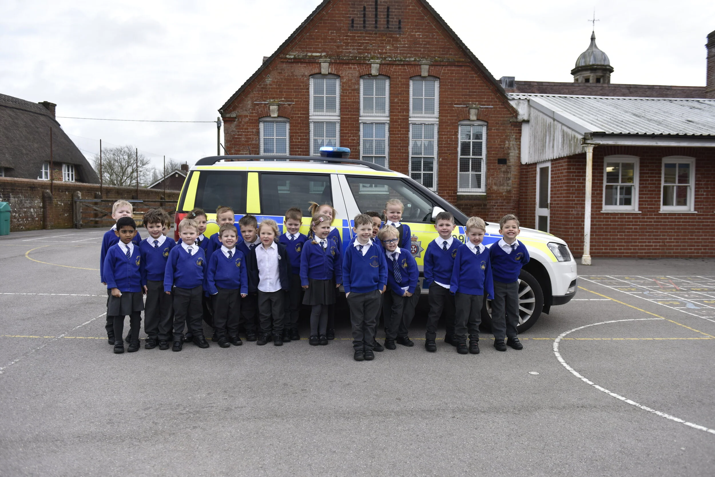 Police visit the school!