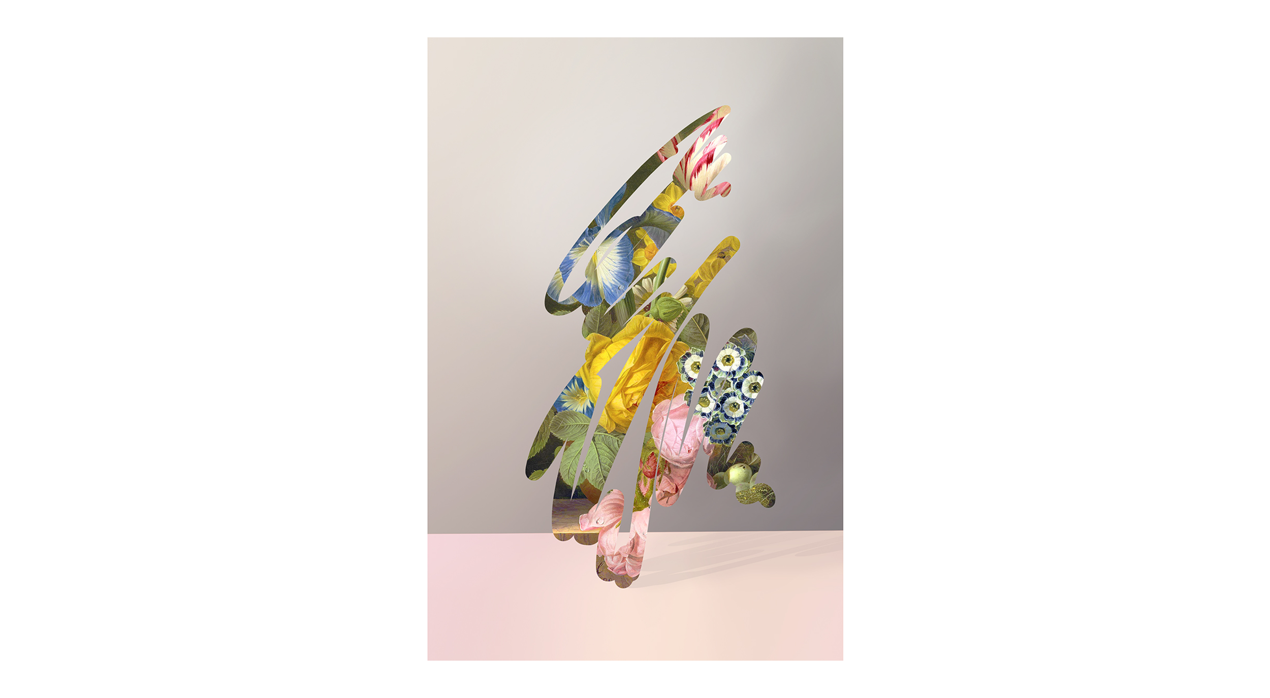  Deep Doodle JFvD 2020 Piezography [matte pigment print] on Hahnemühle White Velvet, framed without glass, 40x 33cm 