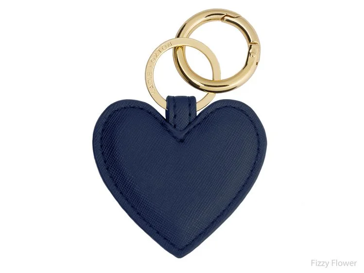 KL Heart Bag Charm Navy.jpg