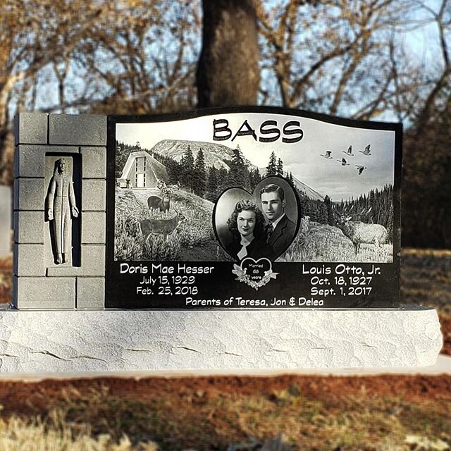 This was such a honor to be a part of! A special thank you to the Bass family, for trusting us and allowing us to create this loving memorial for their parents. This memorial shares so many memories of their parents' lives, it is truly unique. Make s