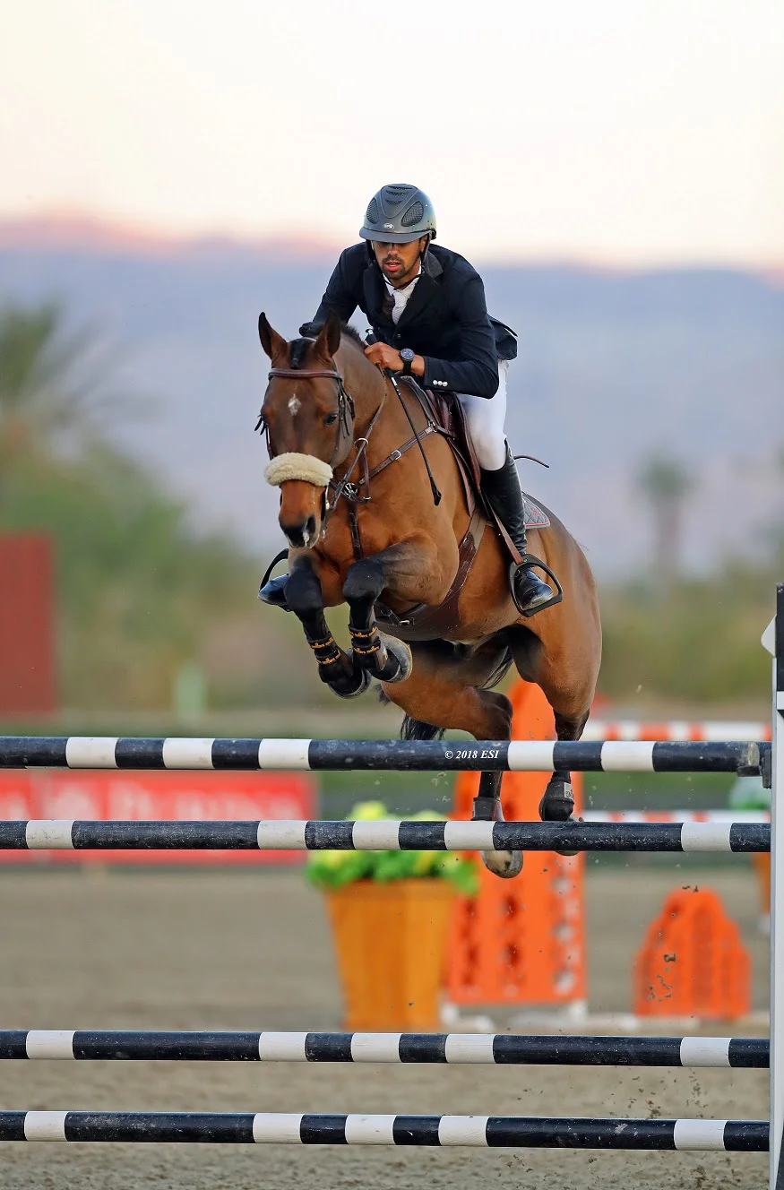 All Blues for Nayel Nassar and LORDAN in the $100,000 Longines FEI Jumping World Cup Qualifier!