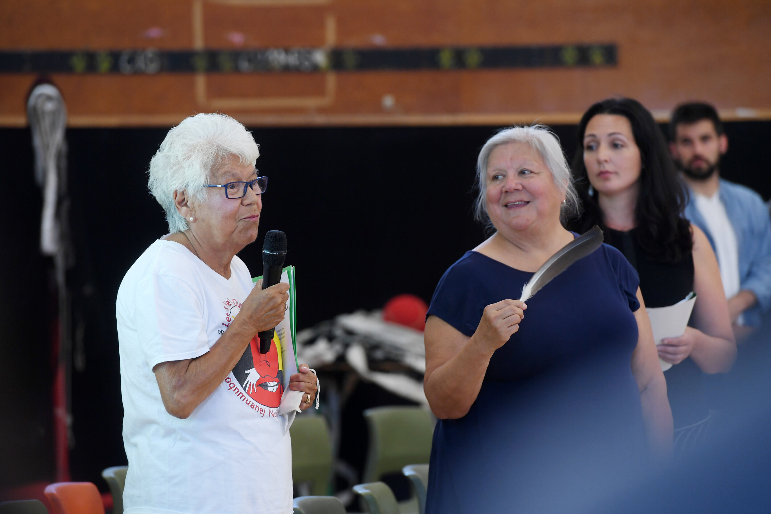  Students and educators at a blanket exercise for  Aboriginal and Indigenous Law in Context , (c) Danny Abriel 2019 