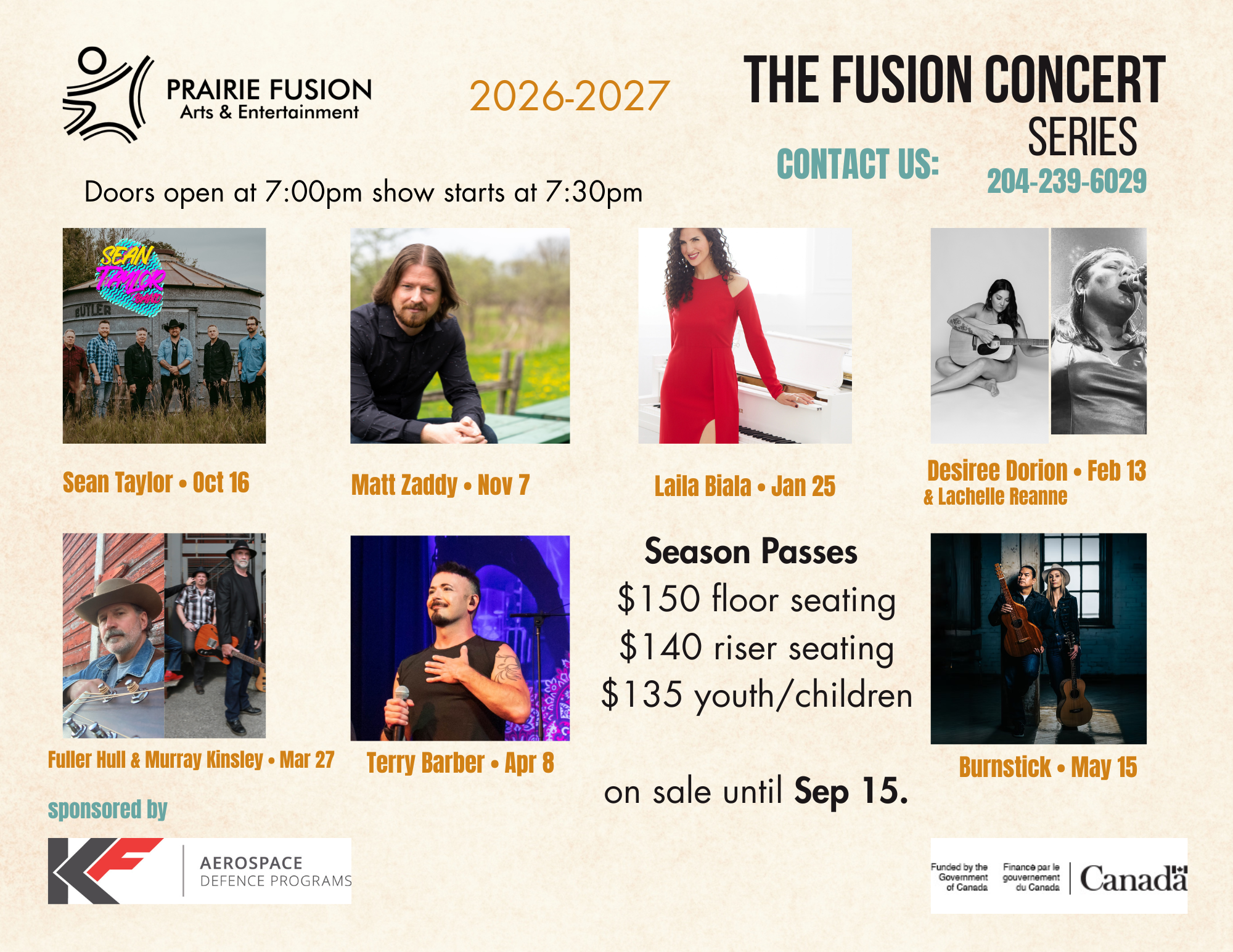 2026-27 Concert Series Season Pass