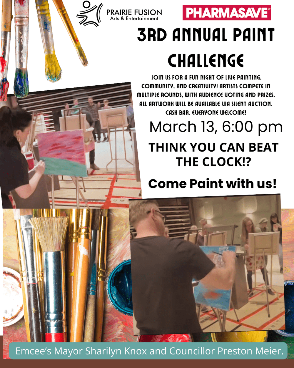 3rd Annual Paint Challenge — Prairie Fusion Arts & Entertainment