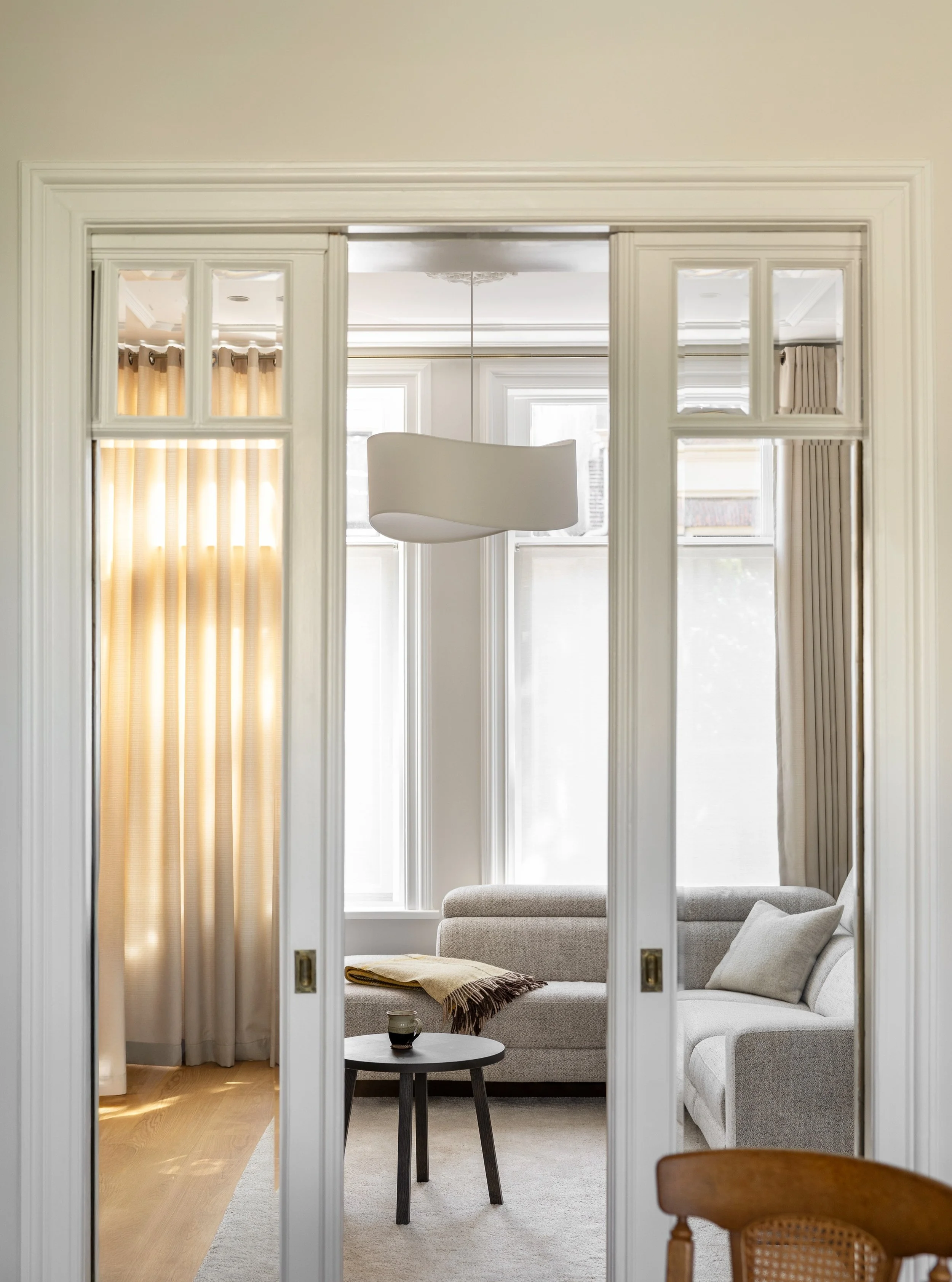 A house restored to its quiet confidence.

Original details were kept and gently refined, not erased. Soft light, honest materials, and a calm palette bring the house back to life while keeping its character intact. 

Photography: @giovanninnardi