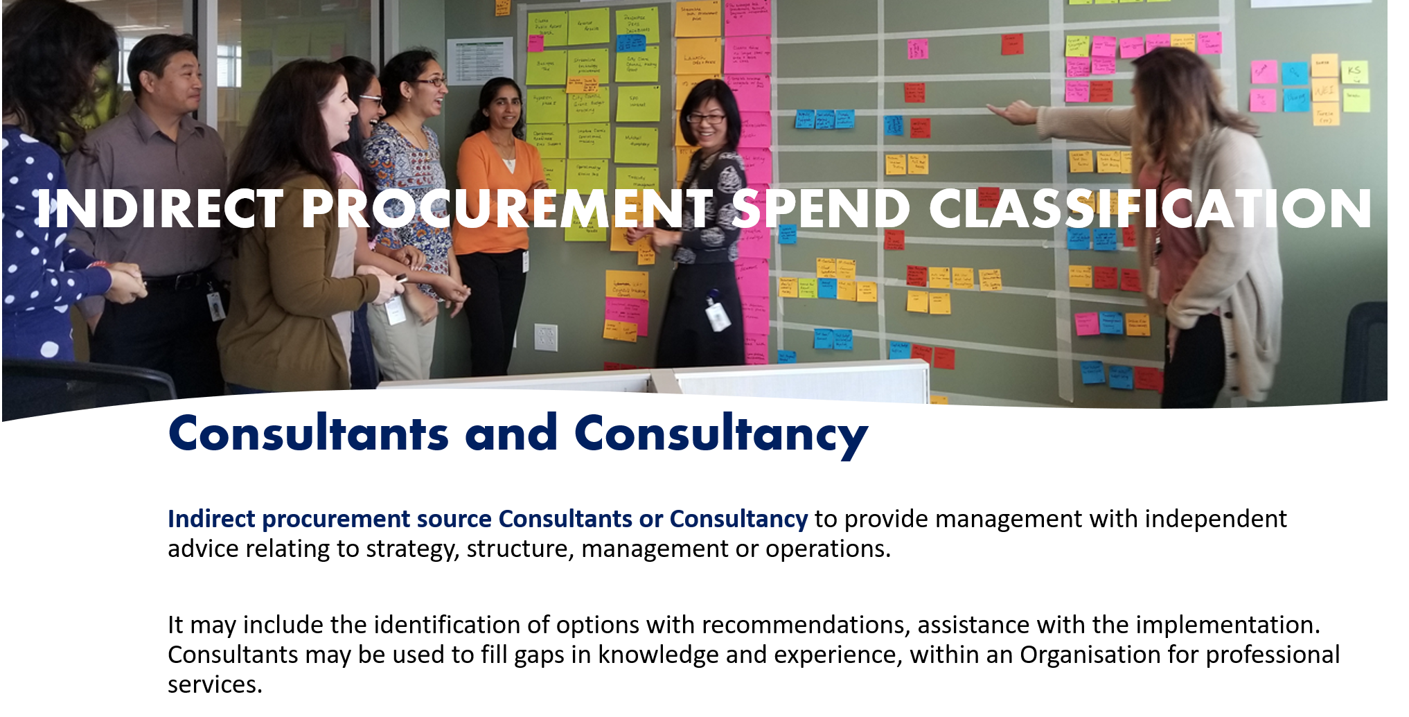 Spend Data Classification Management Consultants