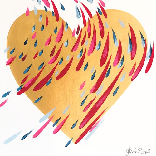 Be Mine Heart, Canvas Print — Heather Opal Artwork