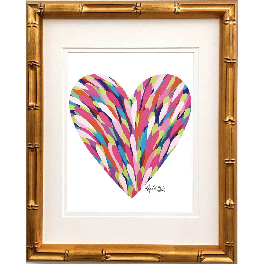 Light My Fire Heart, Canvas Print — Heather Opal Artwork